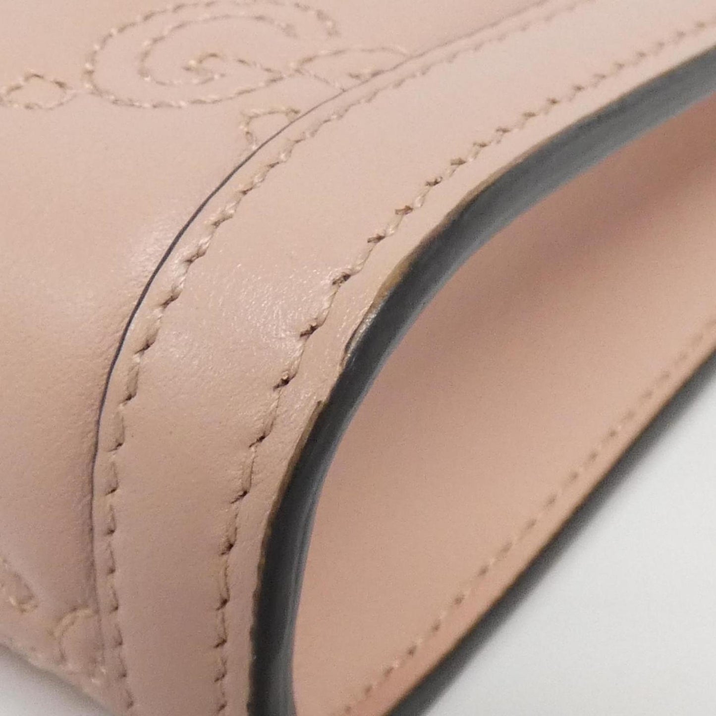 Gucci GG Matelassé Pink Leather Bag