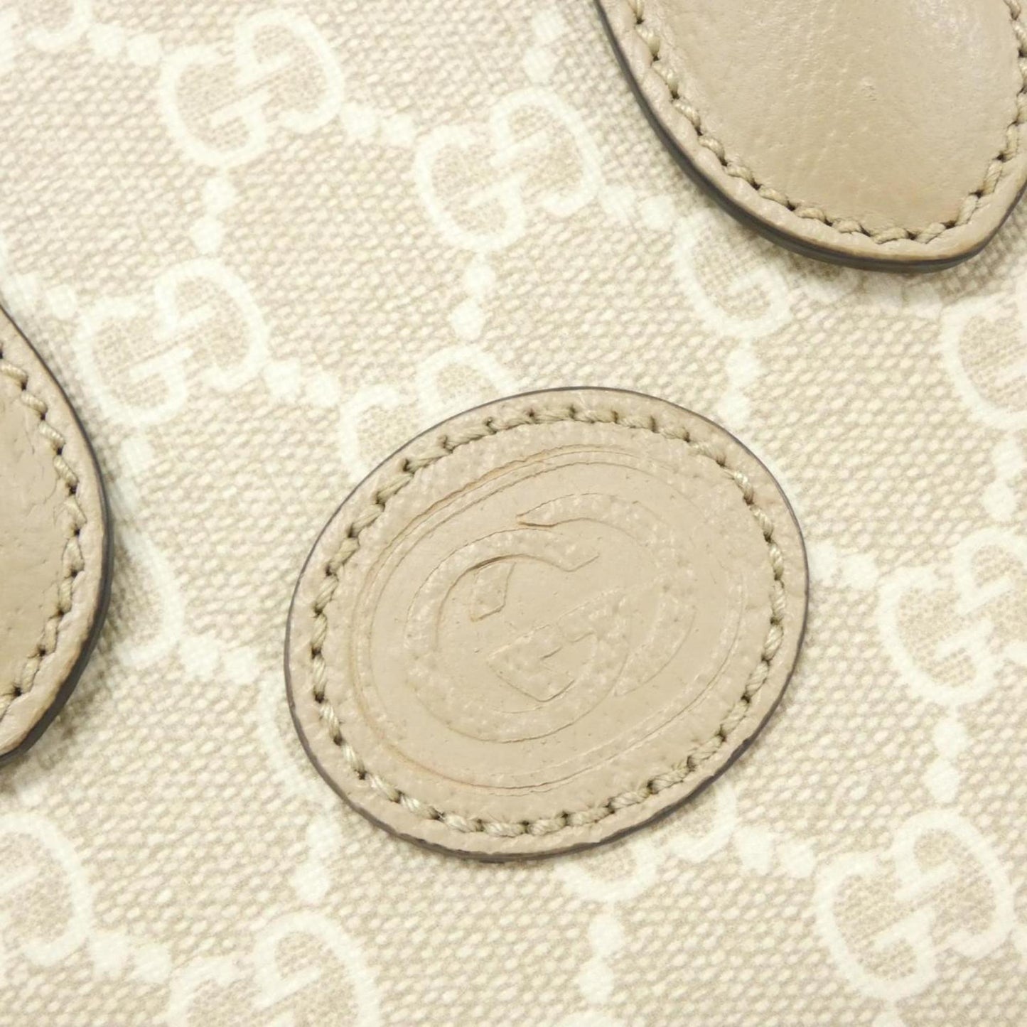 Gucci Interlocking G Beige Canvas Bag