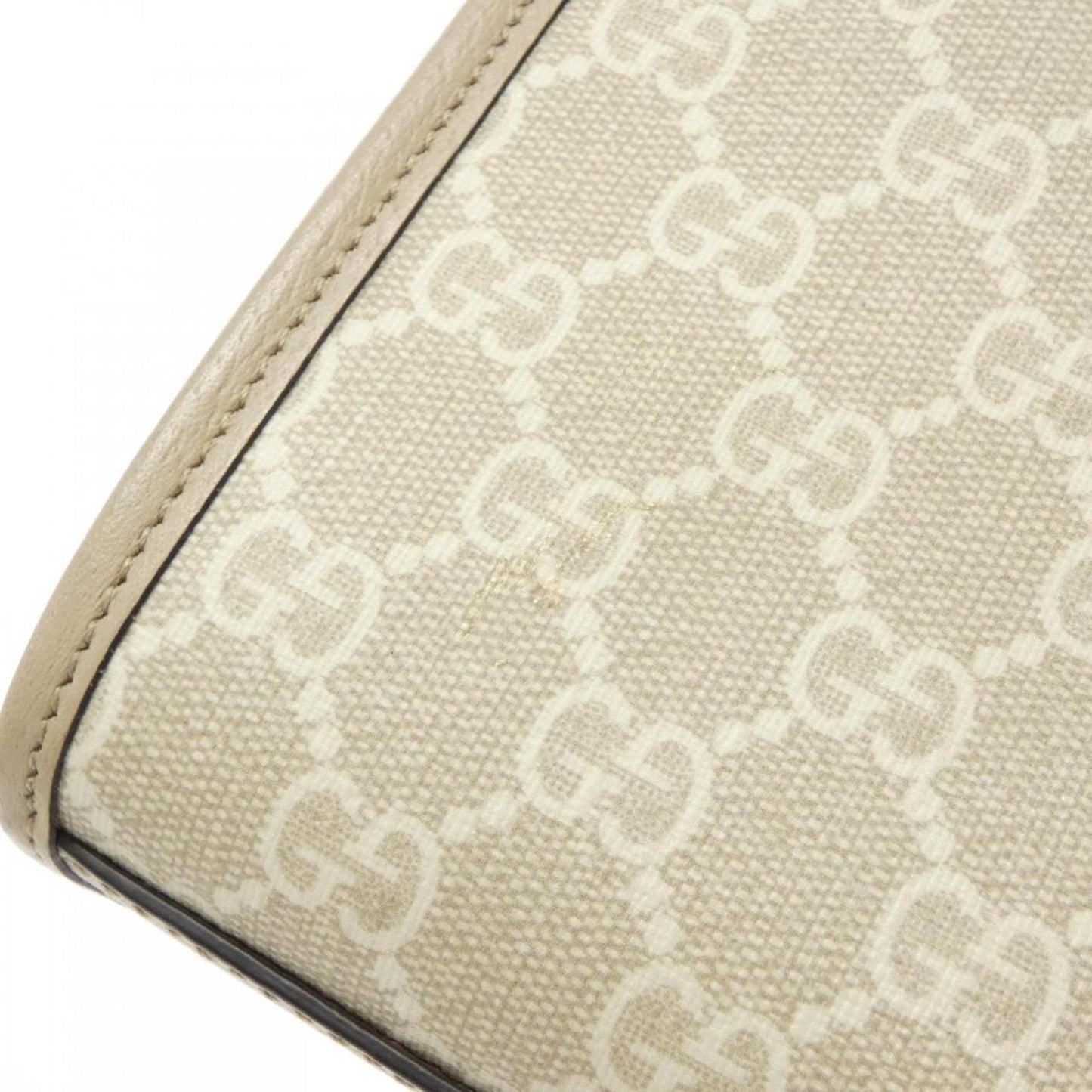 Gucci Interlocking G Beige Canvas Bag