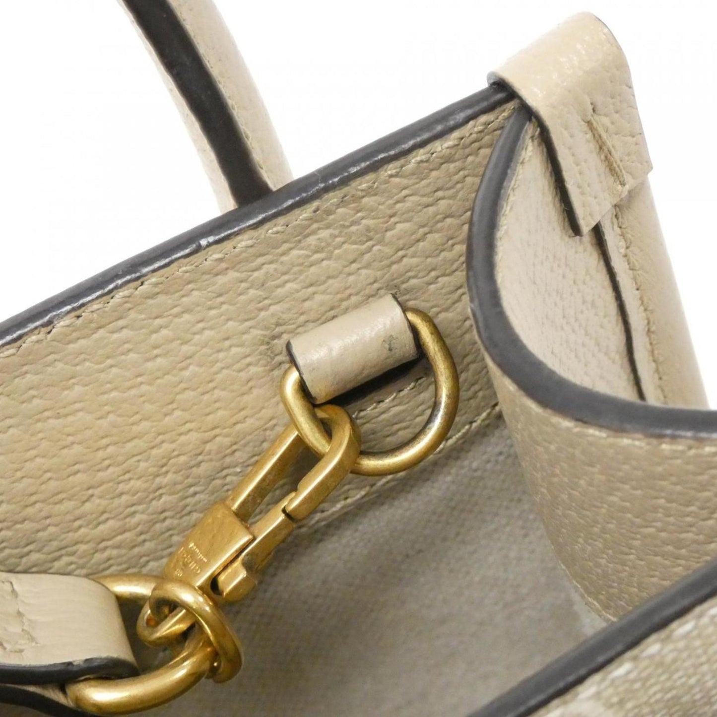 Gucci Interlocking G Beige Canvas Bag