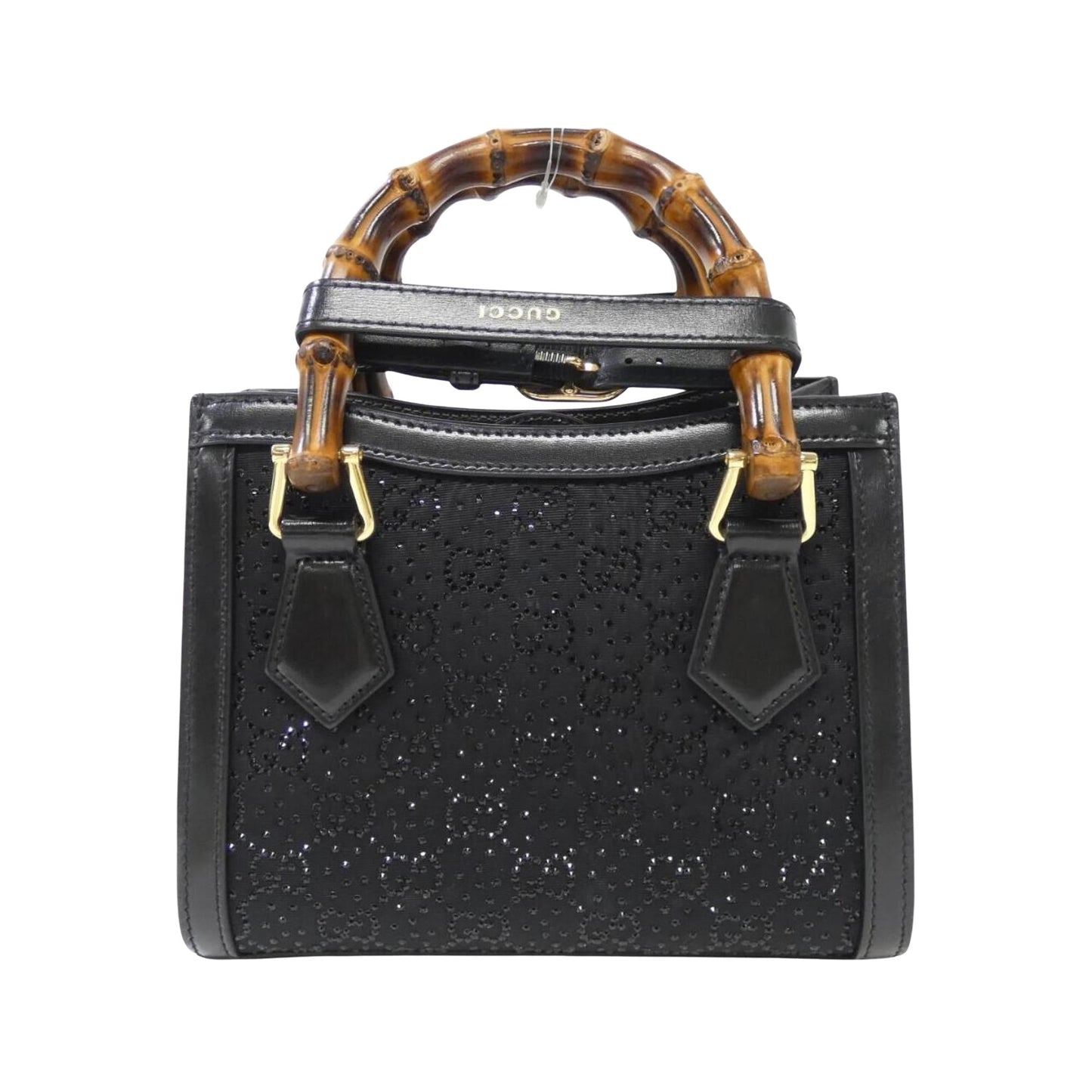 Gucci Diana Black Canvas Bag