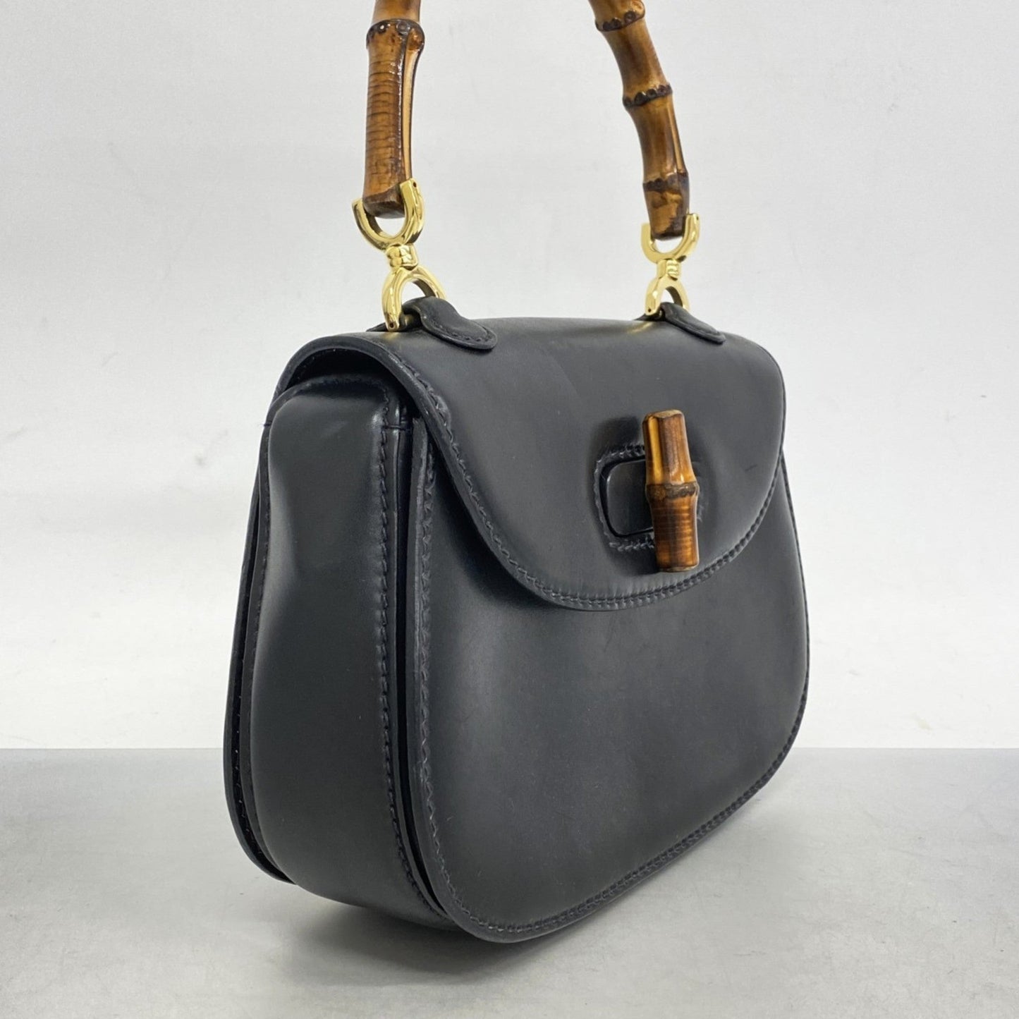 Gucci Black Leather Bag