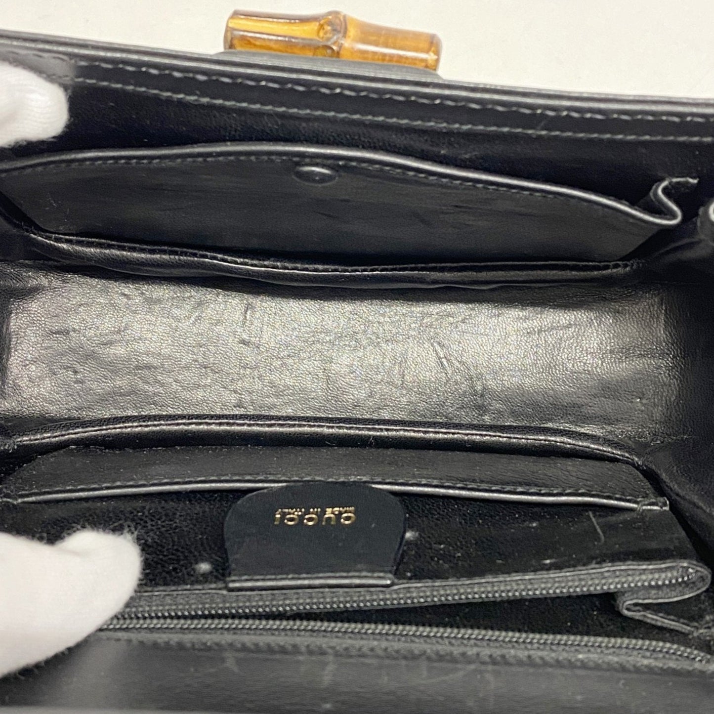 Gucci Black Leather Bag