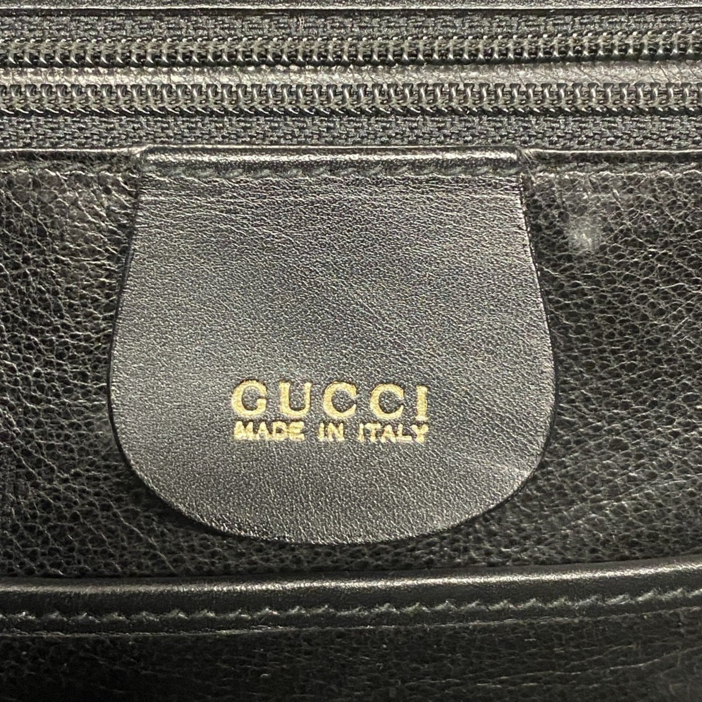 Gucci Black Leather Bag