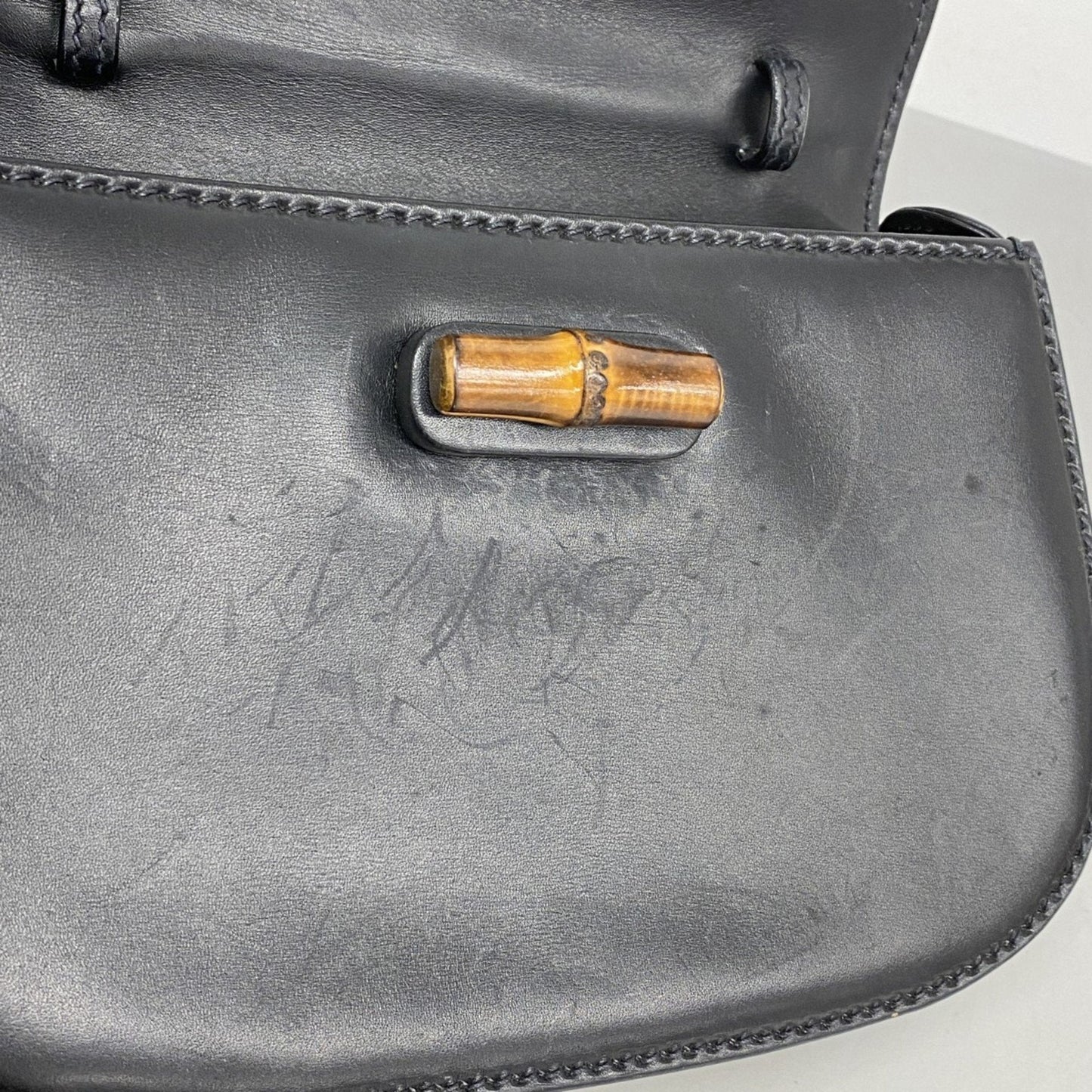Gucci Black Leather Bag