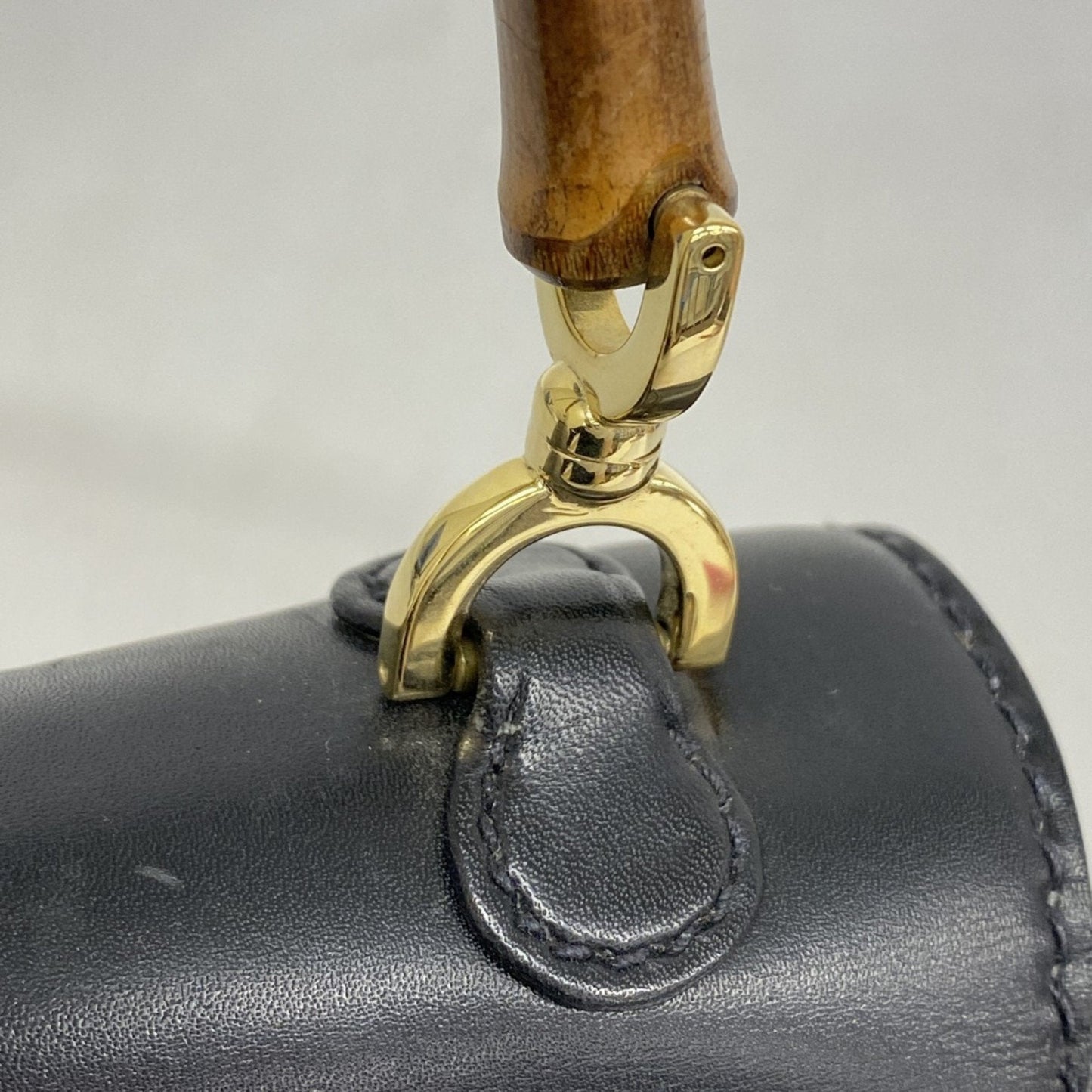 Gucci Black Leather Bag