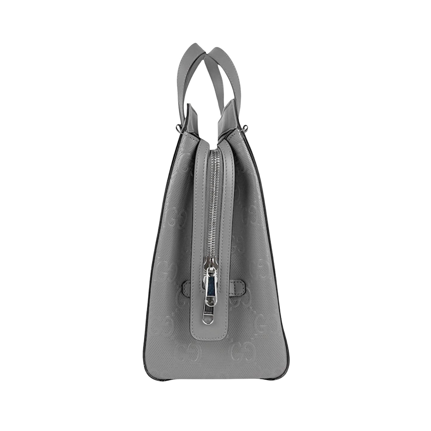Gucci Micro guccissima Grey Leather Bag