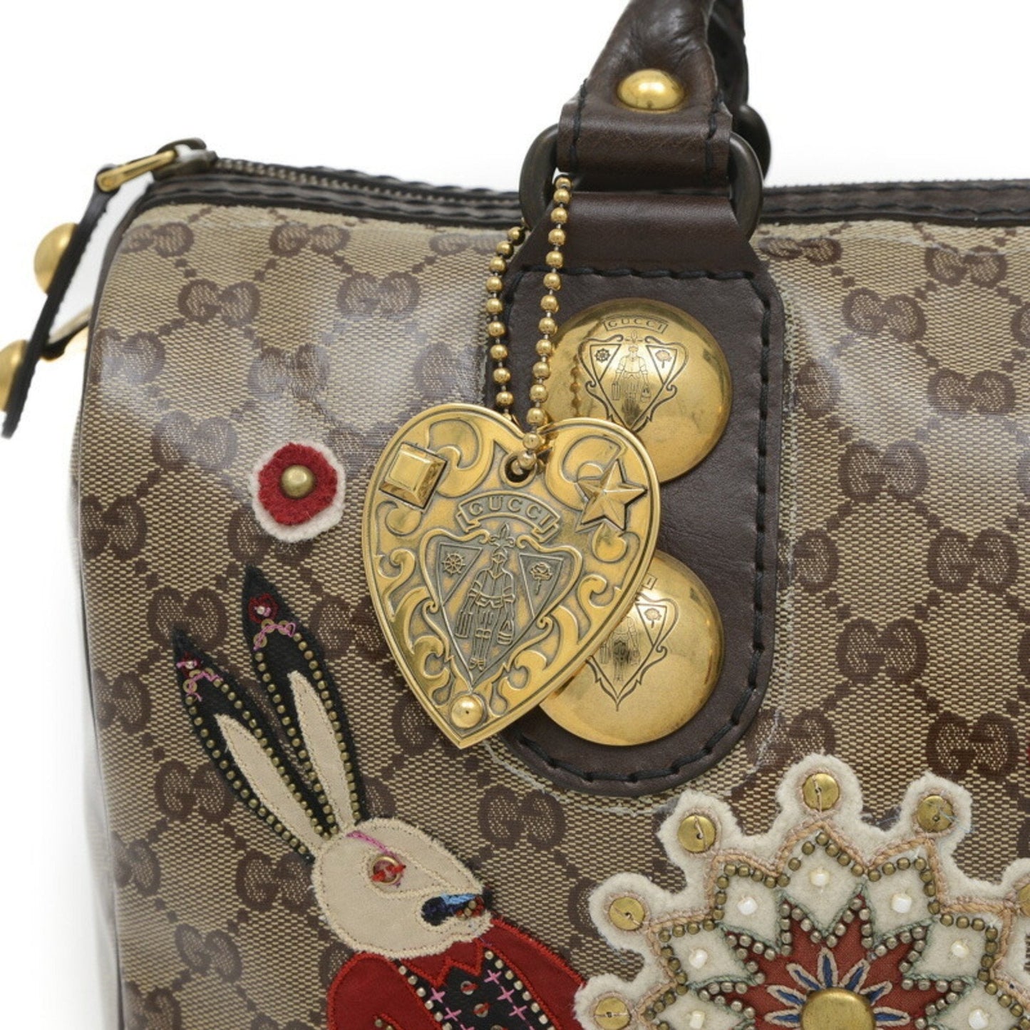 Gucci Brown Canvas Bag