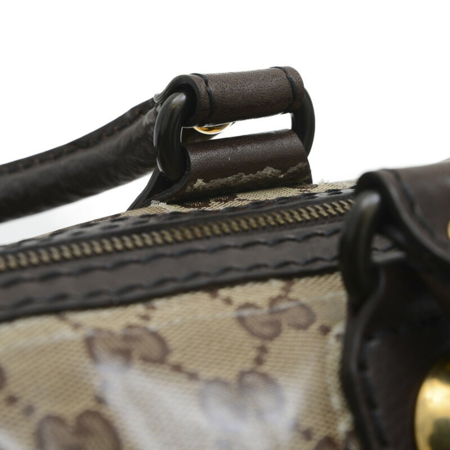 Gucci Brown Canvas Bag