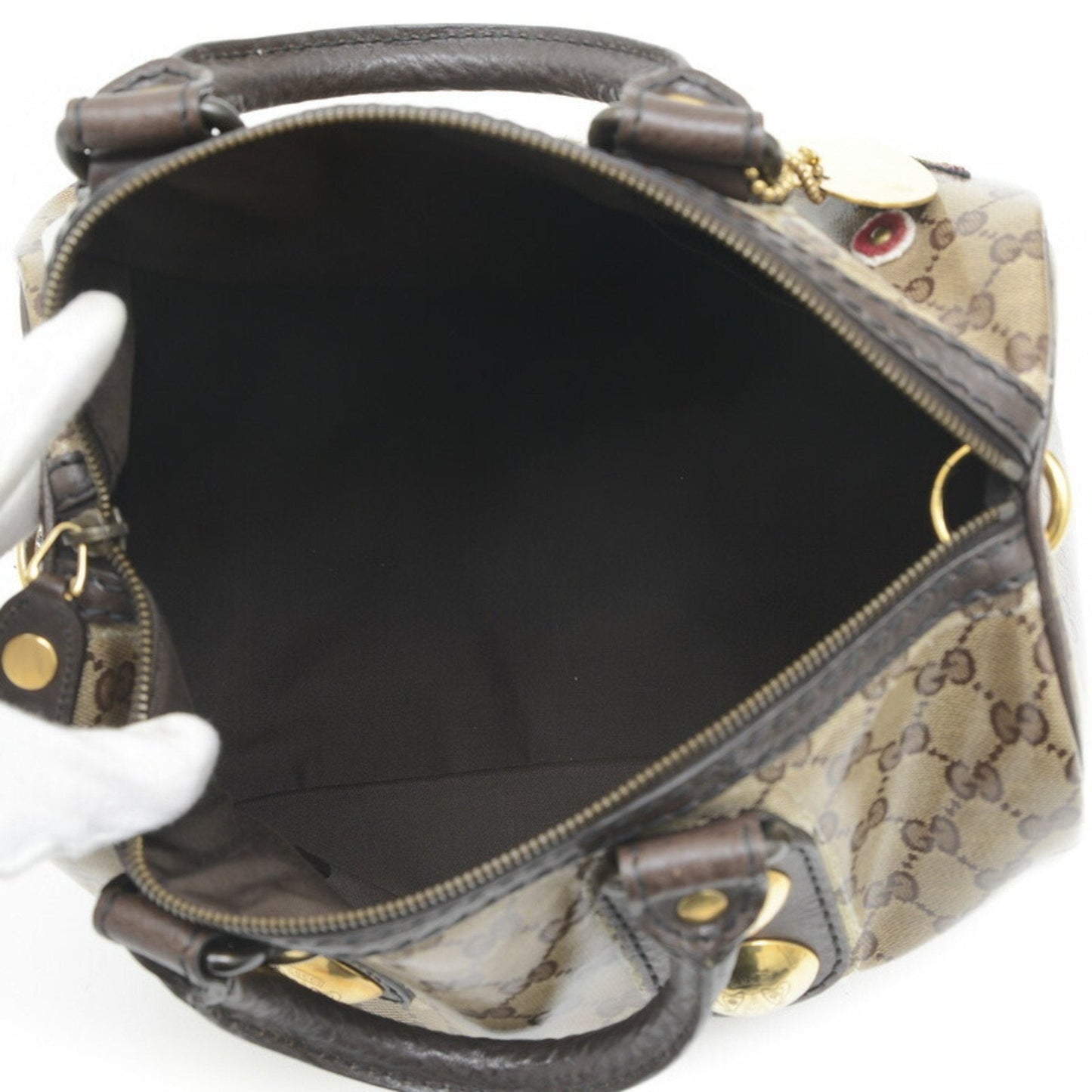 Gucci Brown Canvas Bag