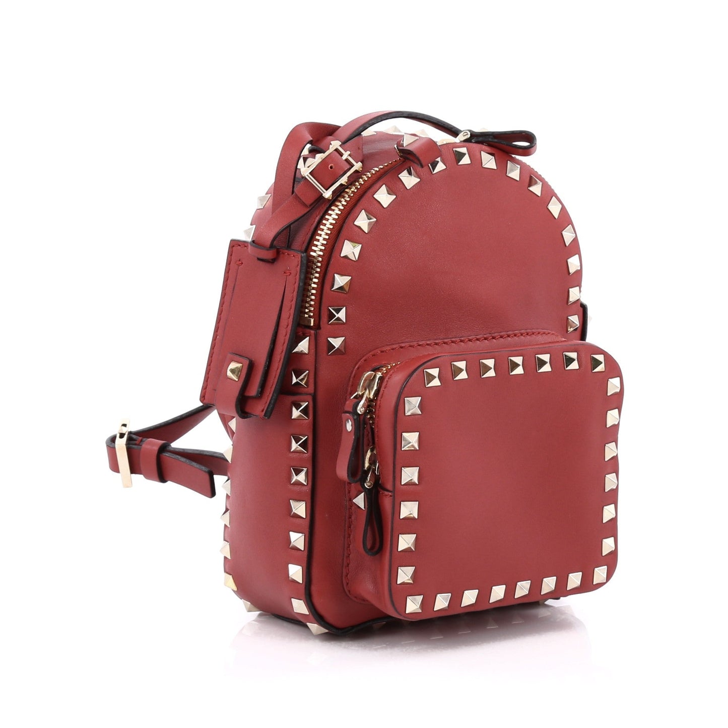 Rockstud Backpack Leather Mini