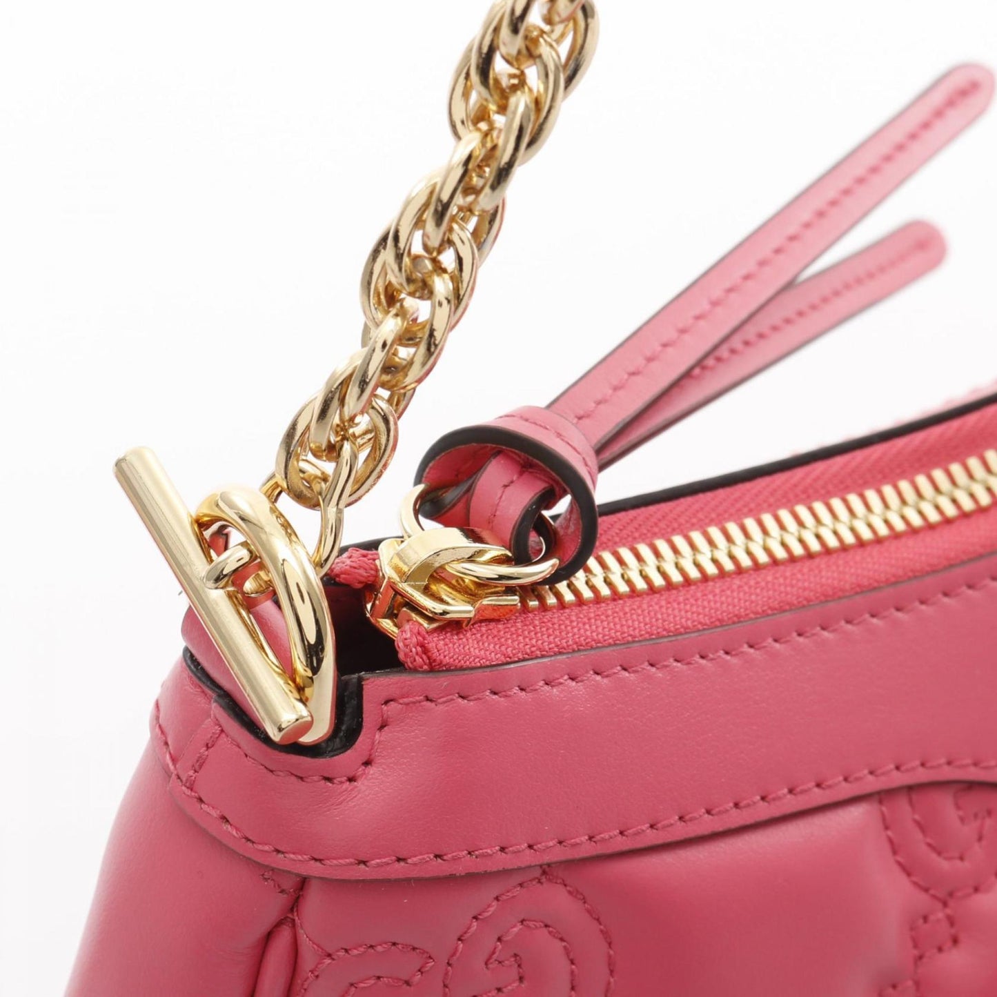 Gucci Pink Leather Bag