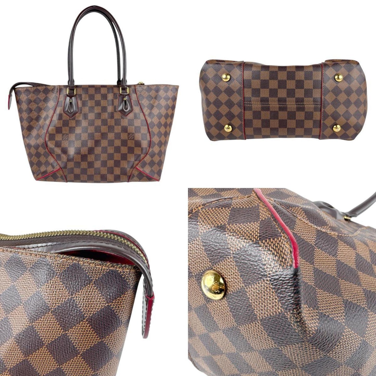 Louis Vuitton Caissa Brown Canvas Bag