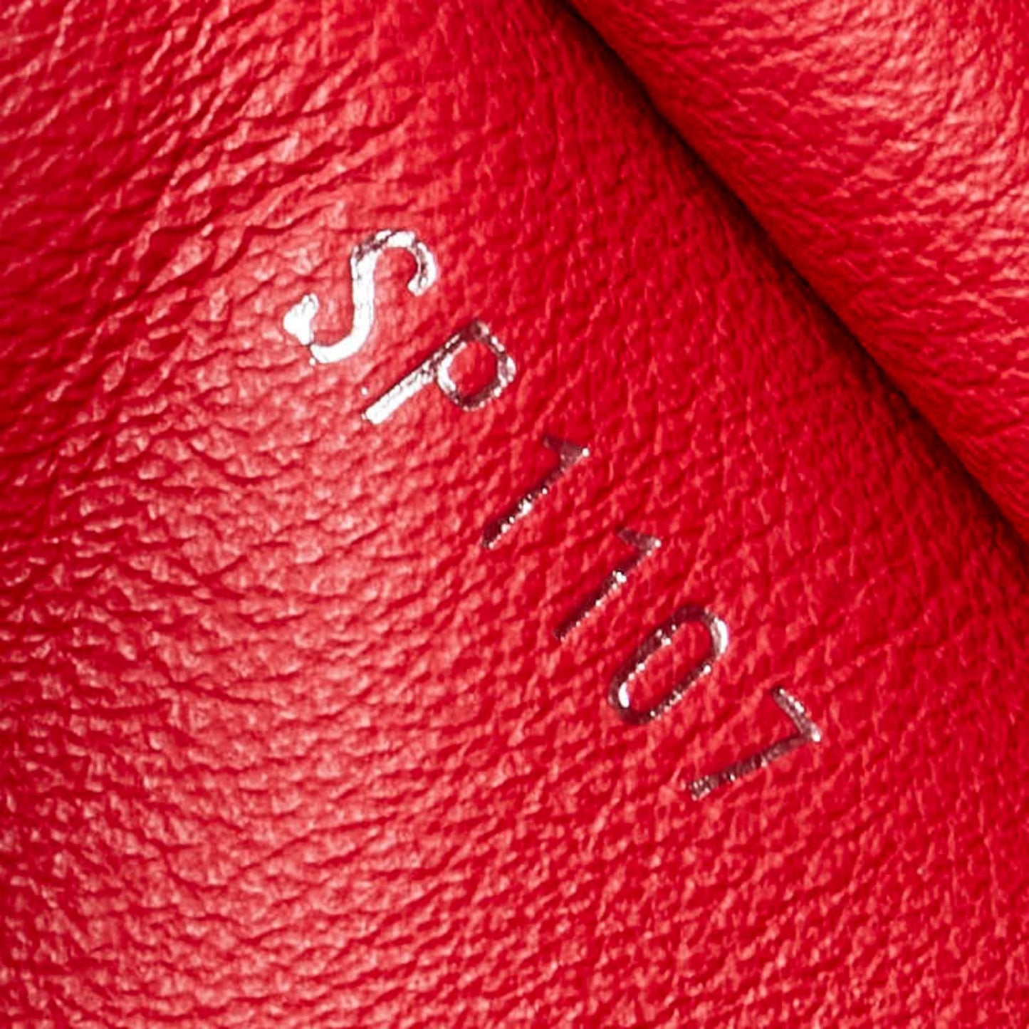Louis Vuitton Capucines Red Leather Bag