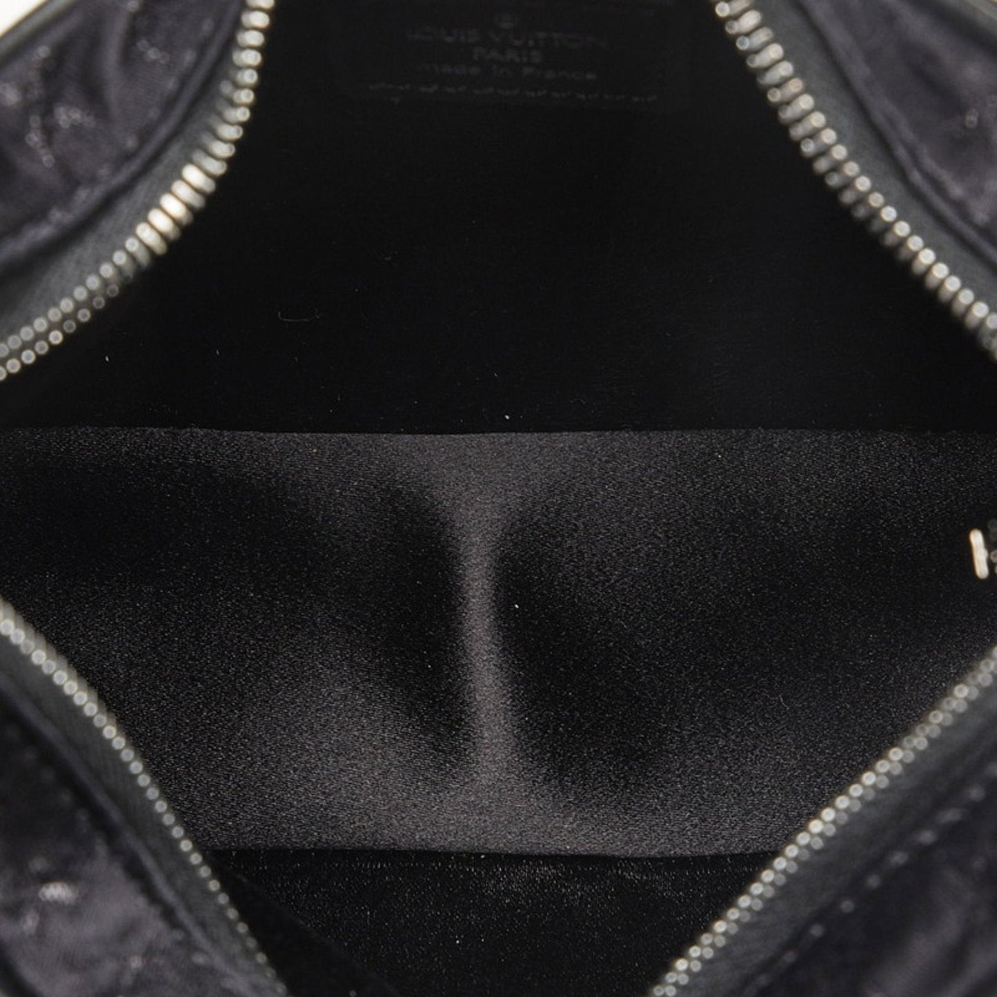 Louis Vuitton Boulogne Black Silk Bag