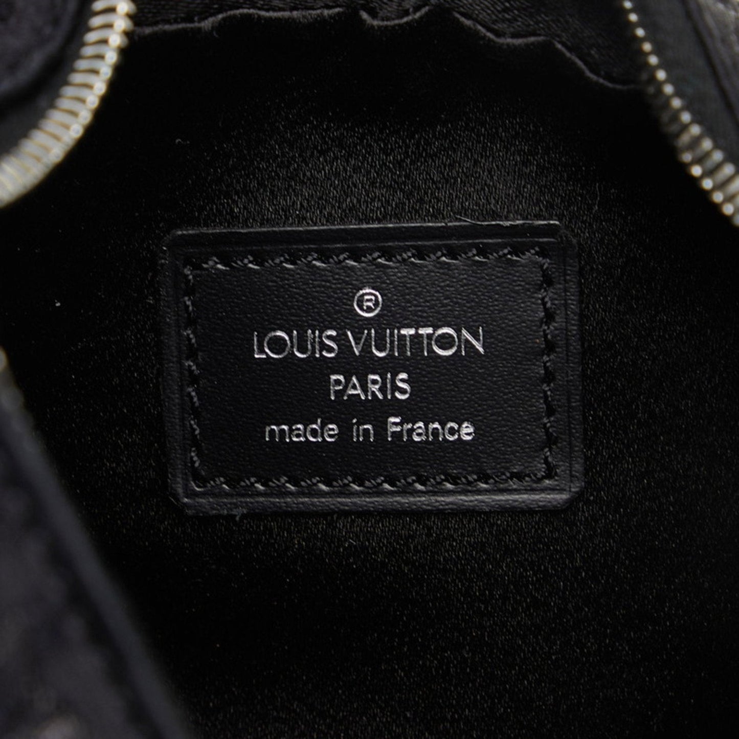 Louis Vuitton Boulogne Black Silk Bag