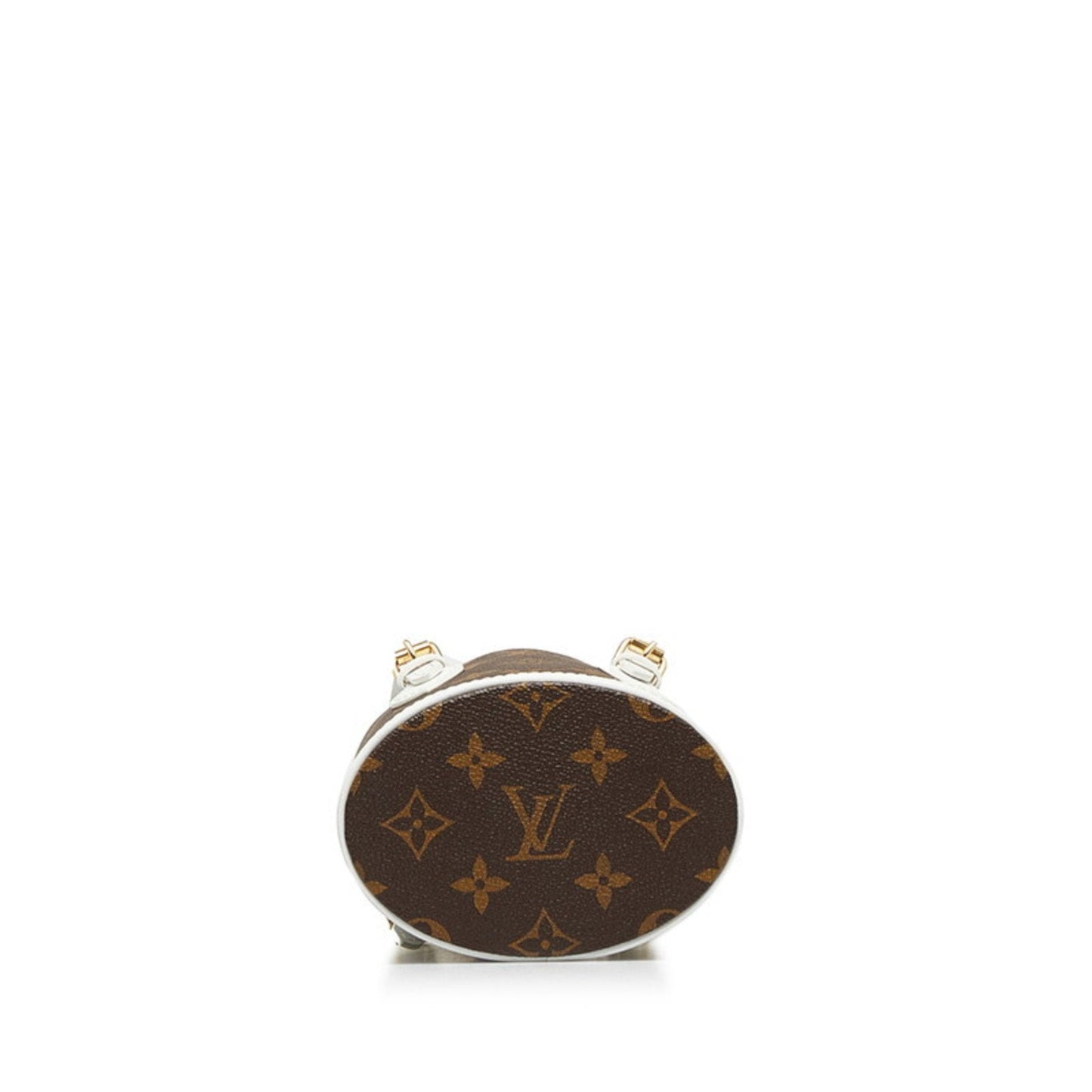 Louis Vuitton Bucket Brown Canvas Bag