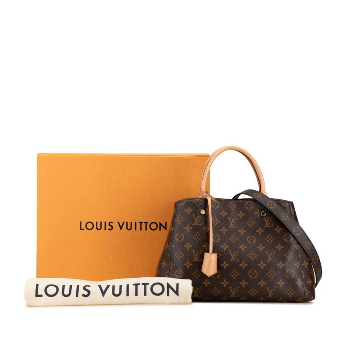 Louis Vuitton Montaigne Brown Canvas Bag