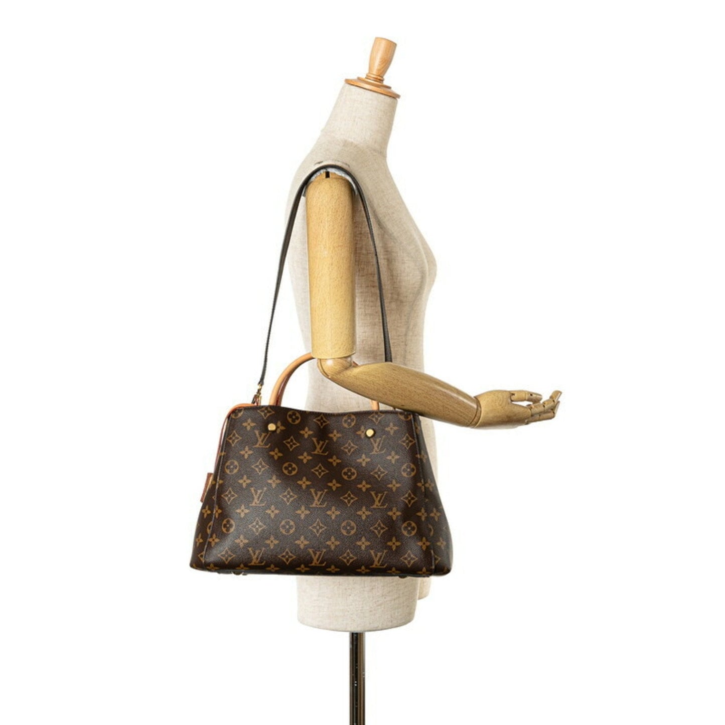 Louis Vuitton Montaigne Brown Canvas Bag