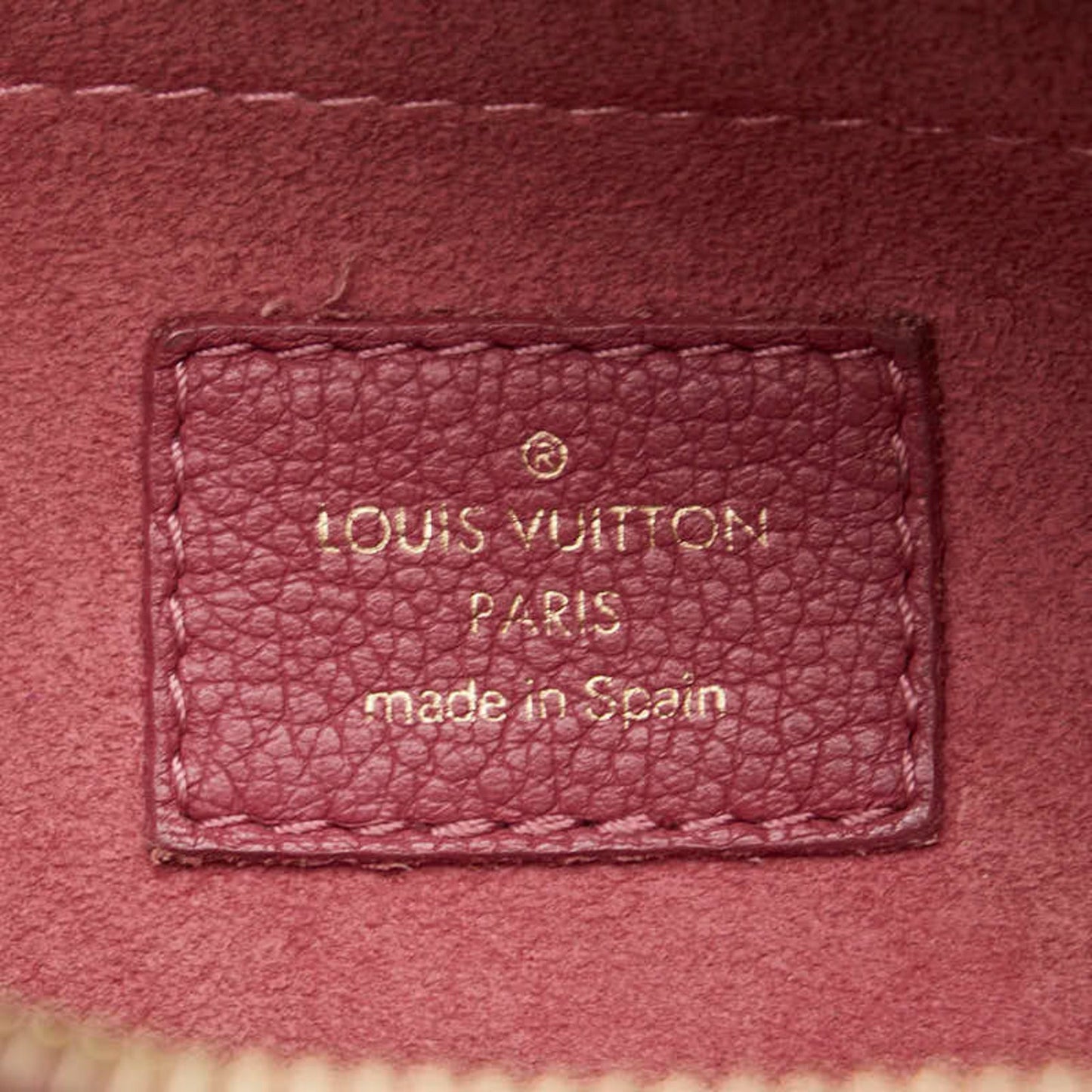 Louis Vuitton Pallas Brown Canvas Bag