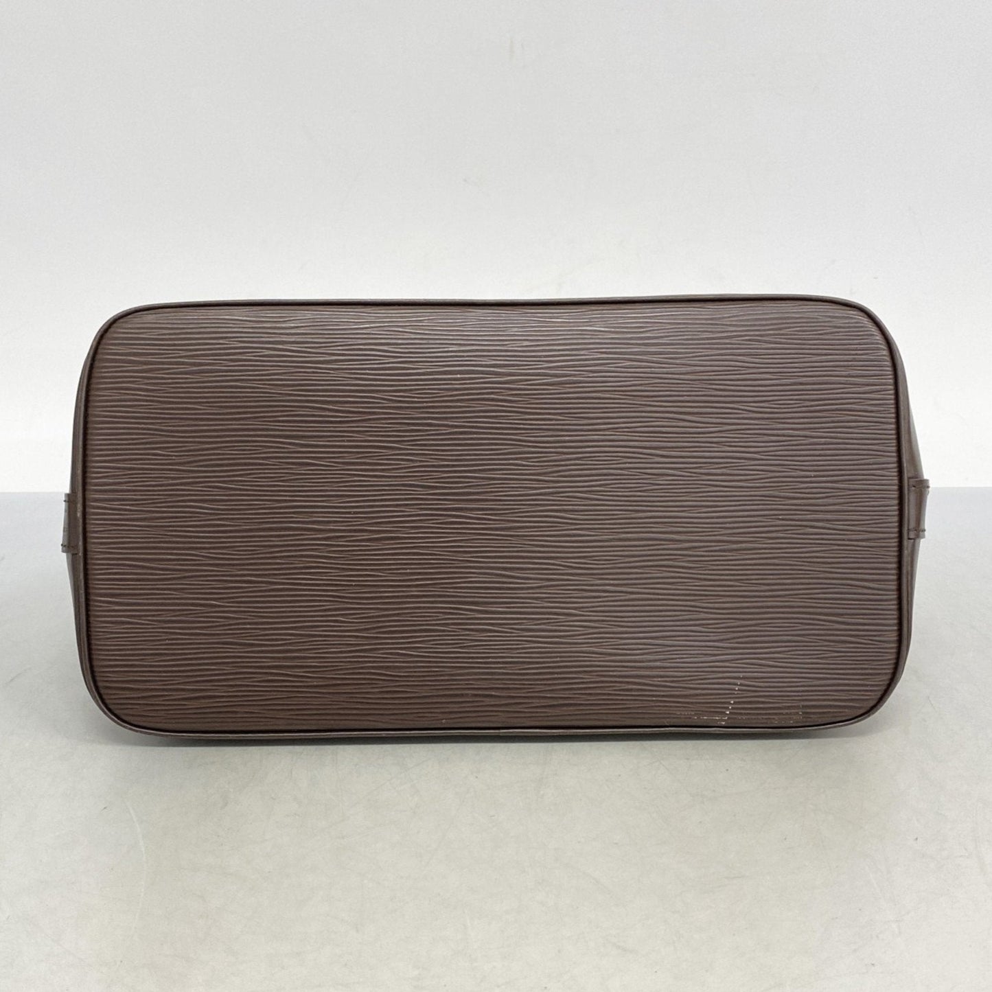 Louis Vuitton Alma Brown Leather Bag