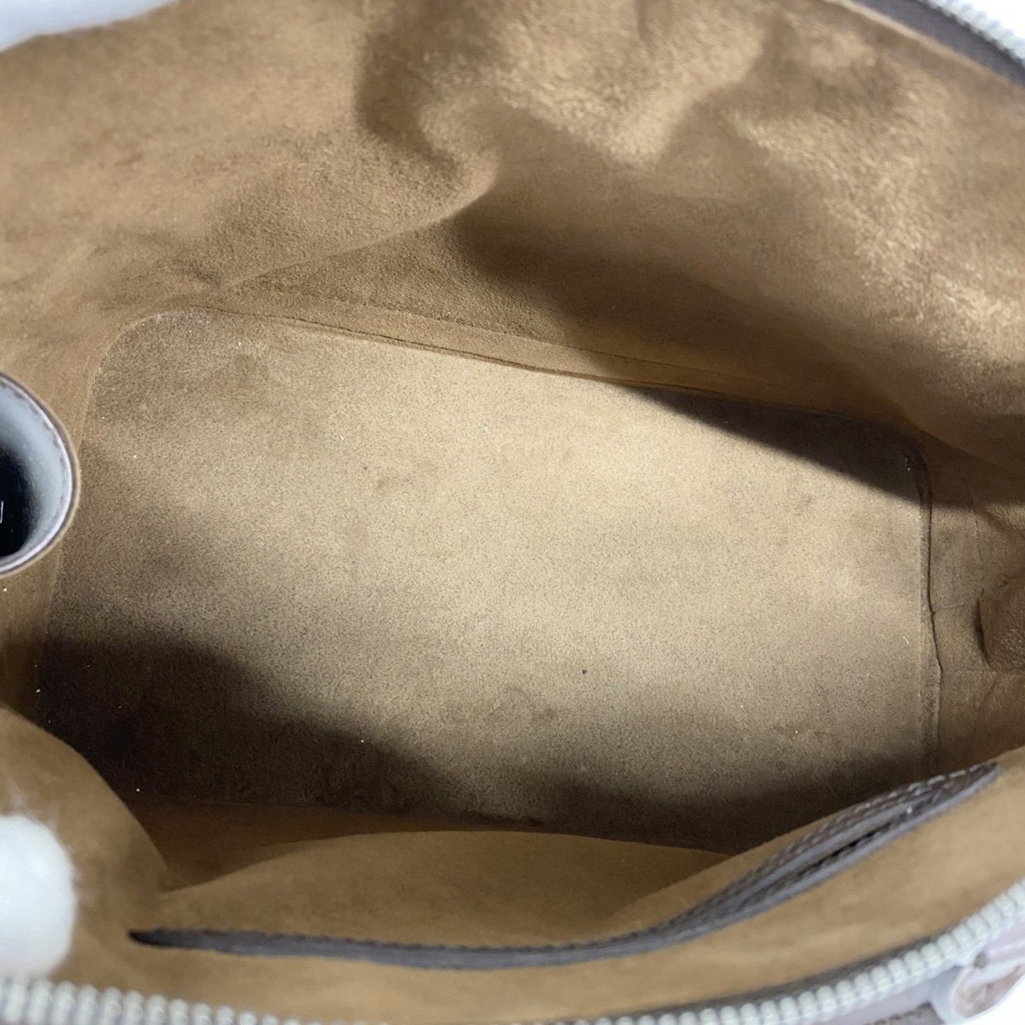 Louis Vuitton Alma Brown Leather Bag