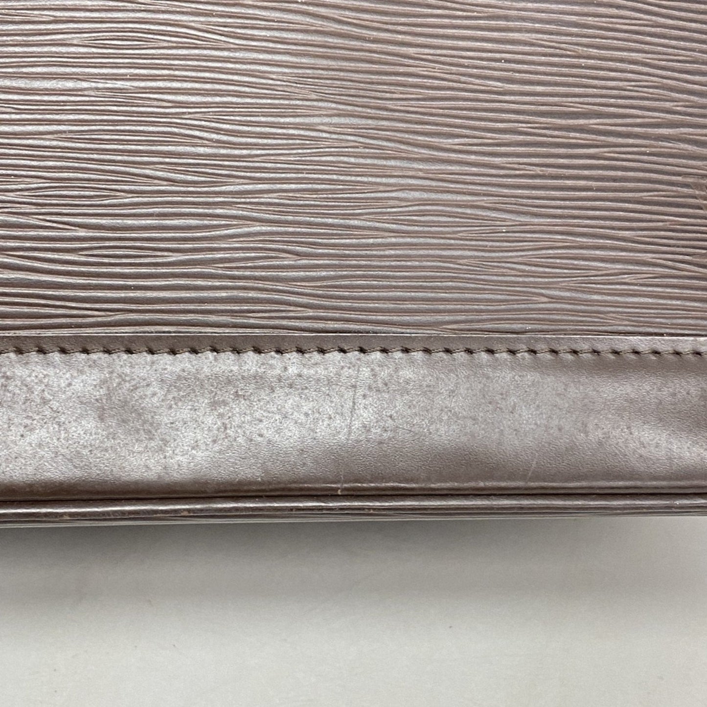 Louis Vuitton Alma Brown Leather Bag