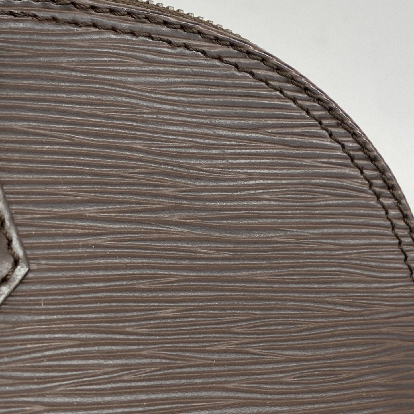 Louis Vuitton Alma Brown Leather Bag