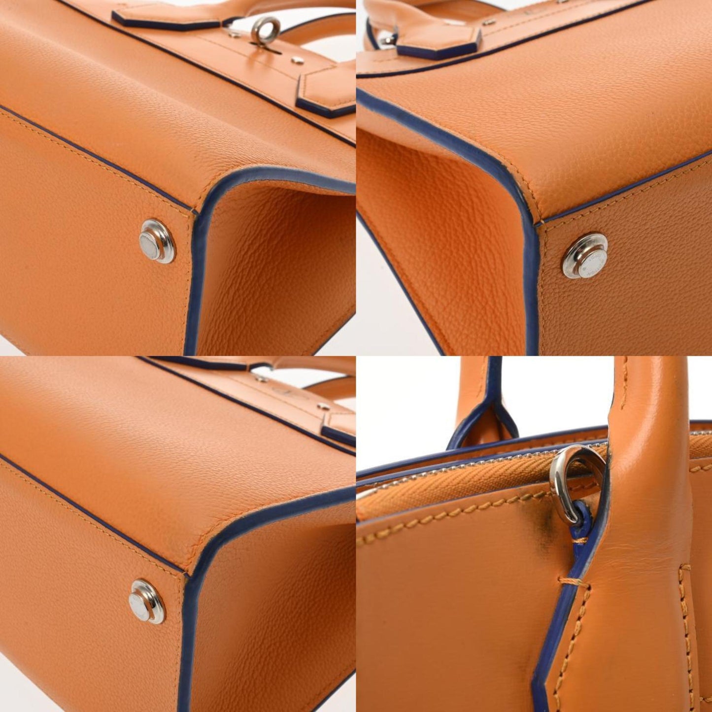 Louis Vuitton Orange Leather Bag