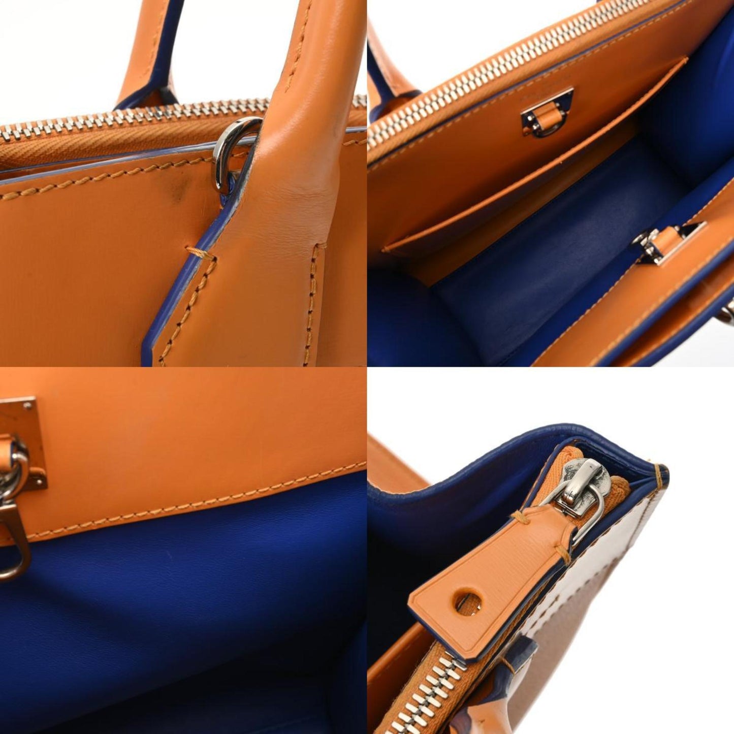 Louis Vuitton Orange Leather Bag