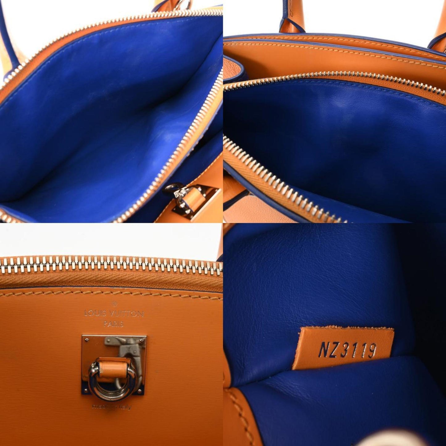 Louis Vuitton Orange Leather Bag