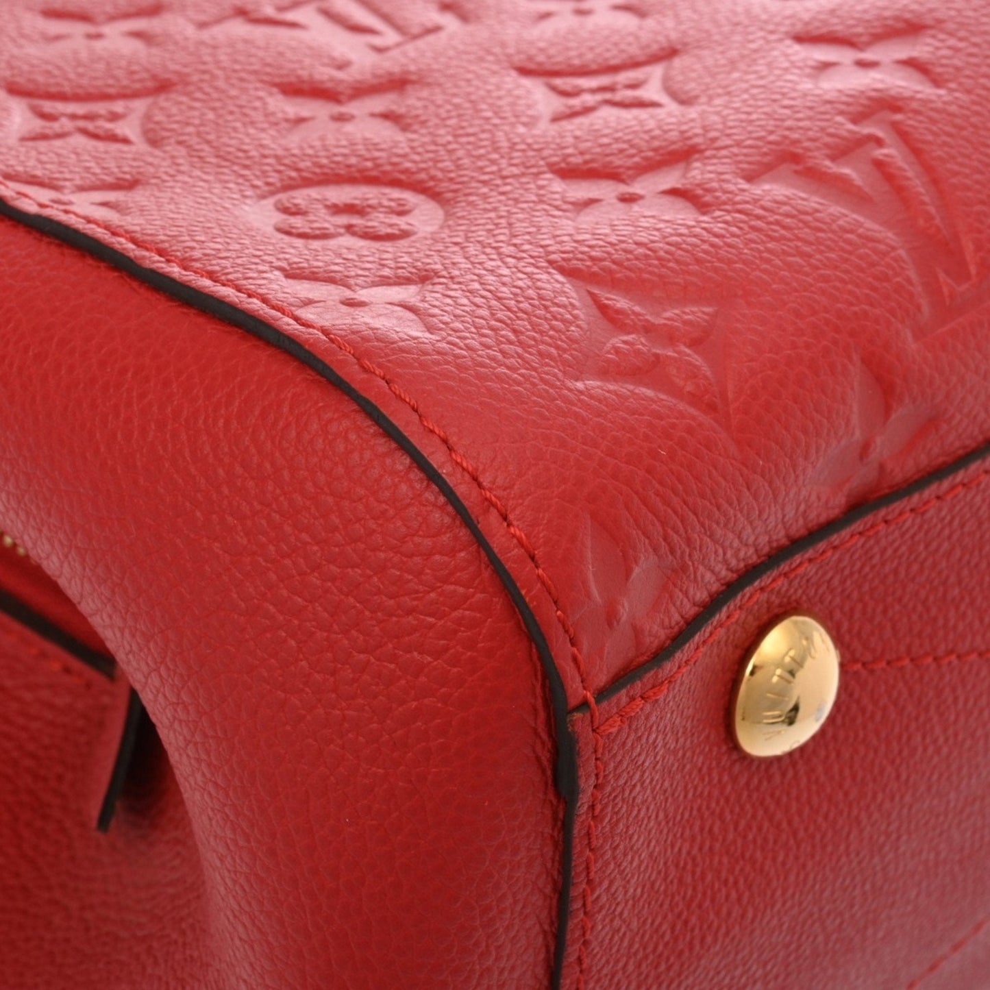 Louis Vuitton Montaigne Red Canvas Bag