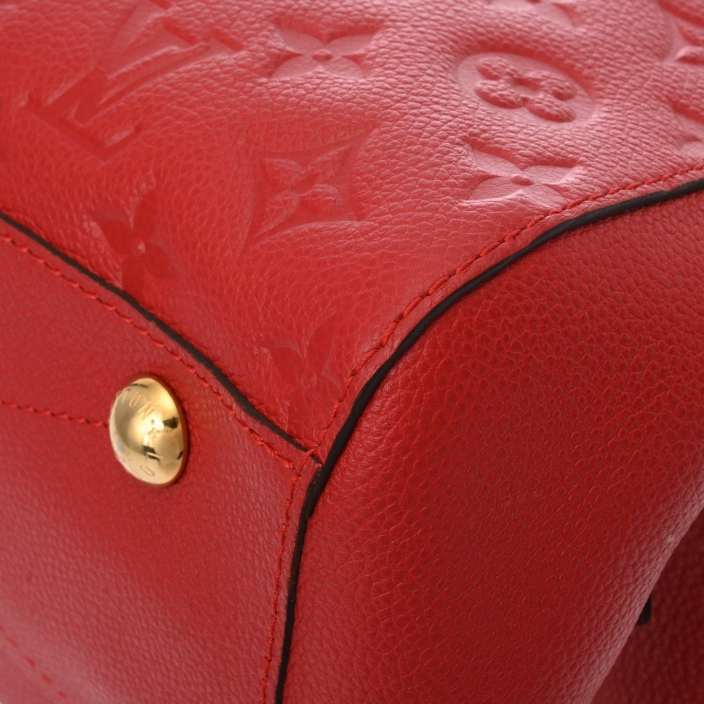 Louis Vuitton Montaigne Red Canvas Bag