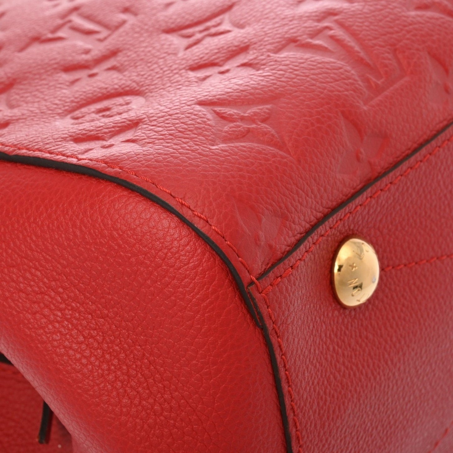 Louis Vuitton Montaigne Red Canvas Bag