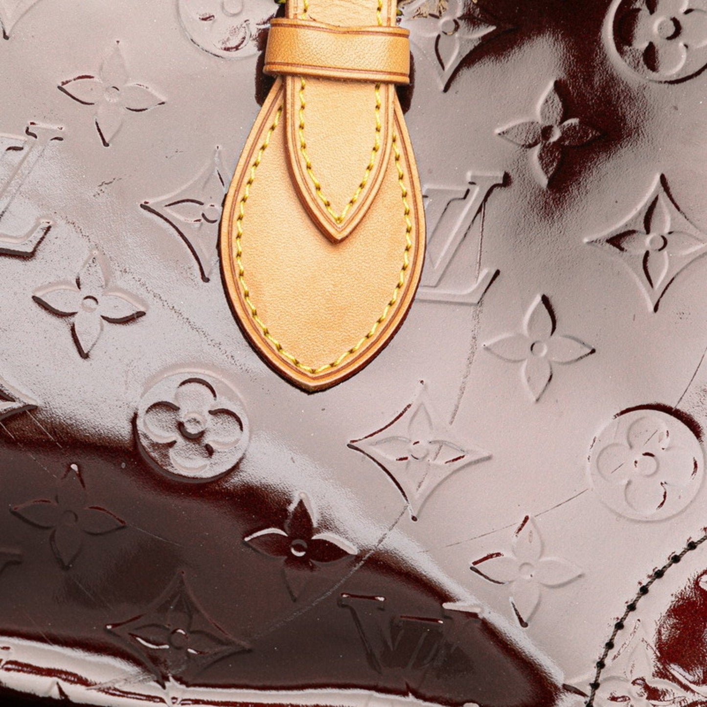 Louis Vuitton Rosewood Burgundy Patent Leather Bag