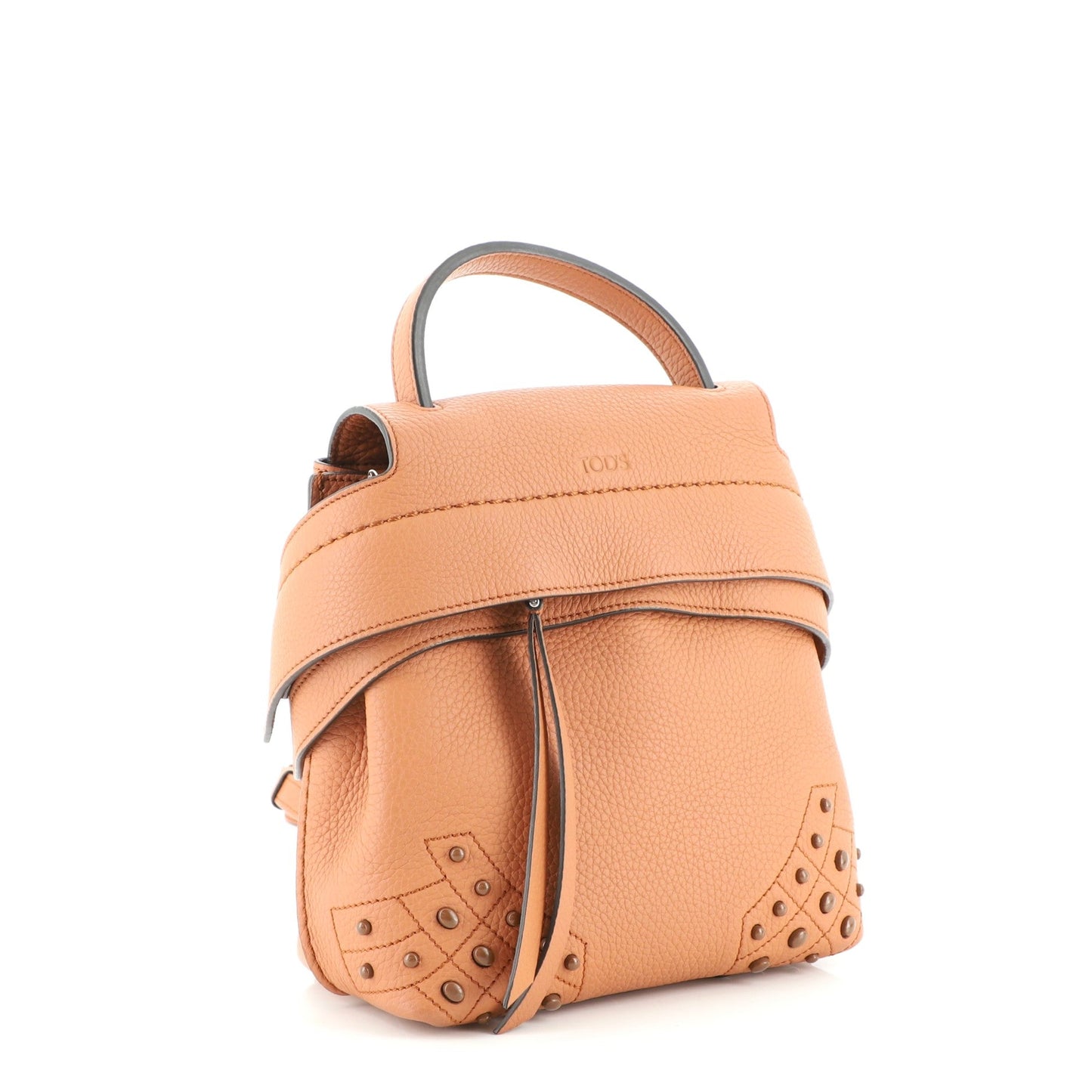 Studded Wave Backpack Leather Mini