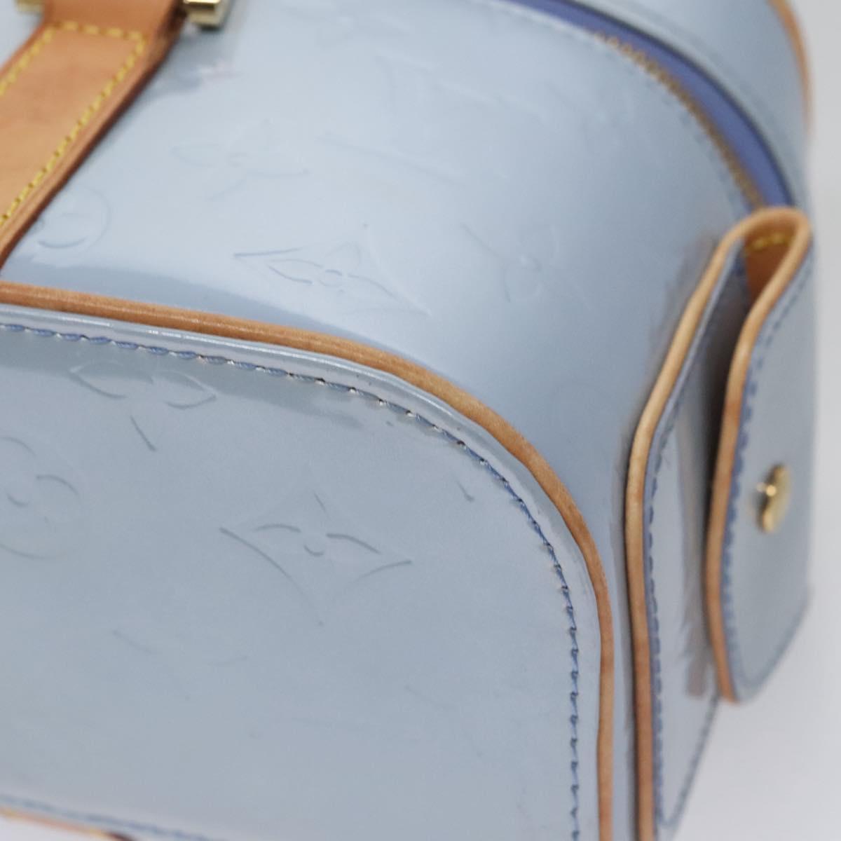 Louis Vuitton Sullivan Blue Patent Leather Bag