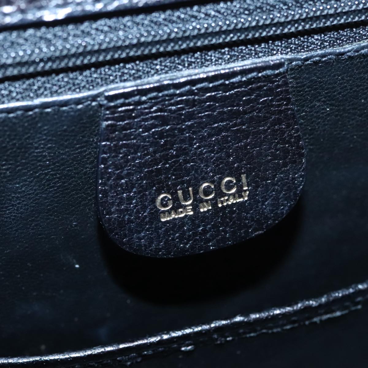 Gucci Bamboo Black Leather Bag