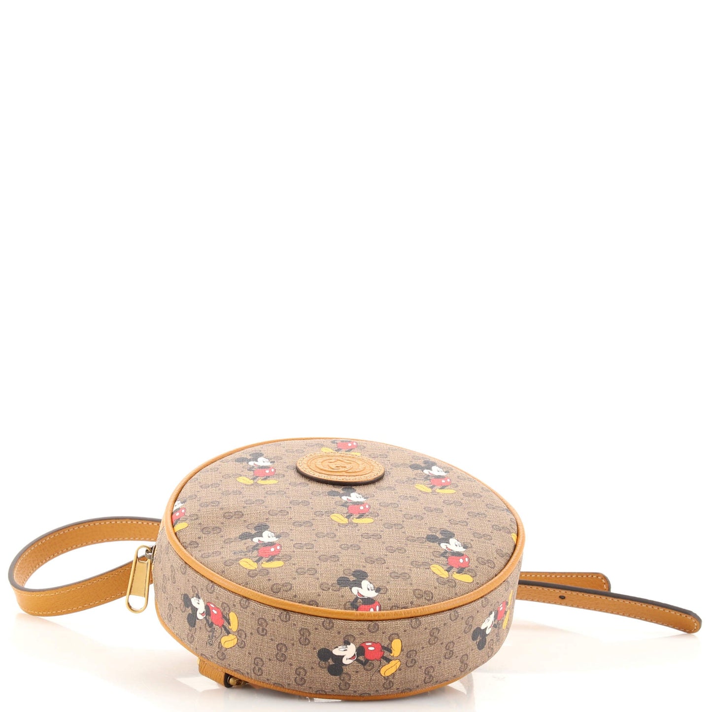 Disney Mickey Mouse Round Backpack (Outlet) Printed Mini GG Coated Canvas Mini
