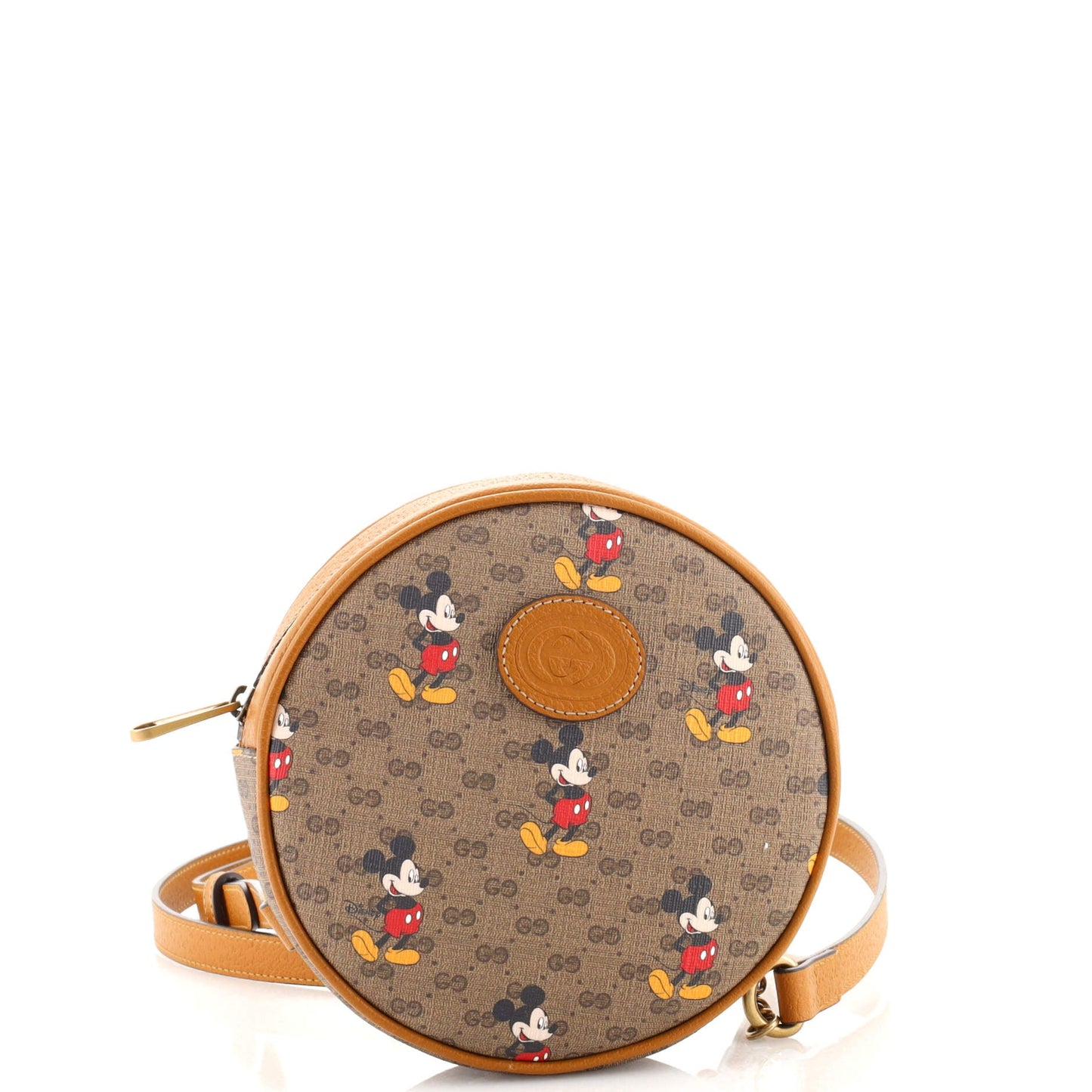 Disney Mickey Mouse Round Backpack (Outlet) Printed Mini GG Coated Canvas Mini