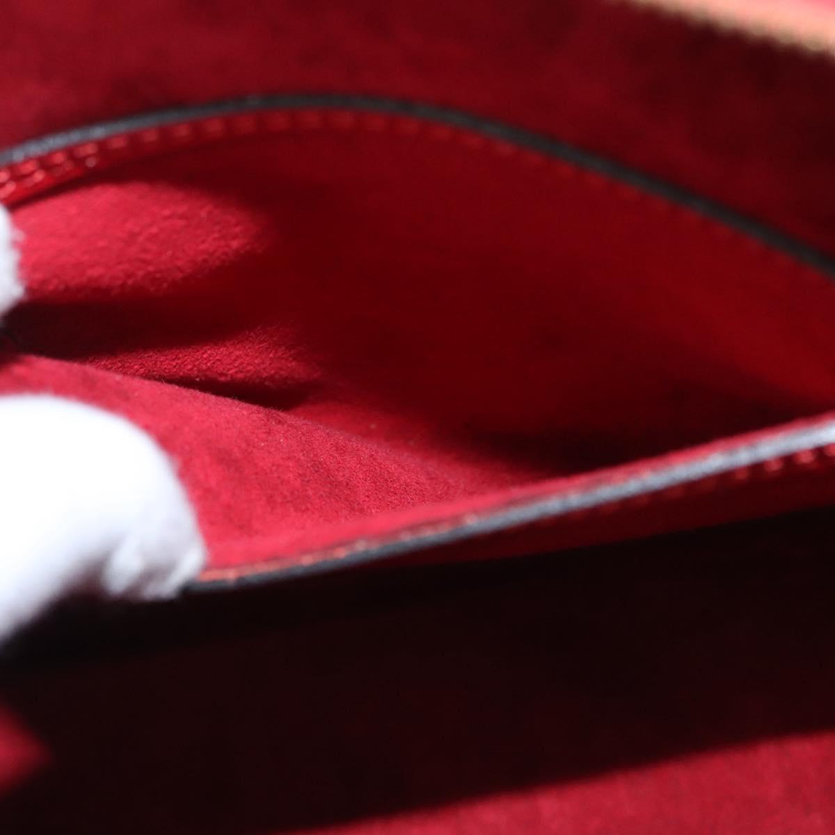 Louis Vuitton Alma Red Leather Bag