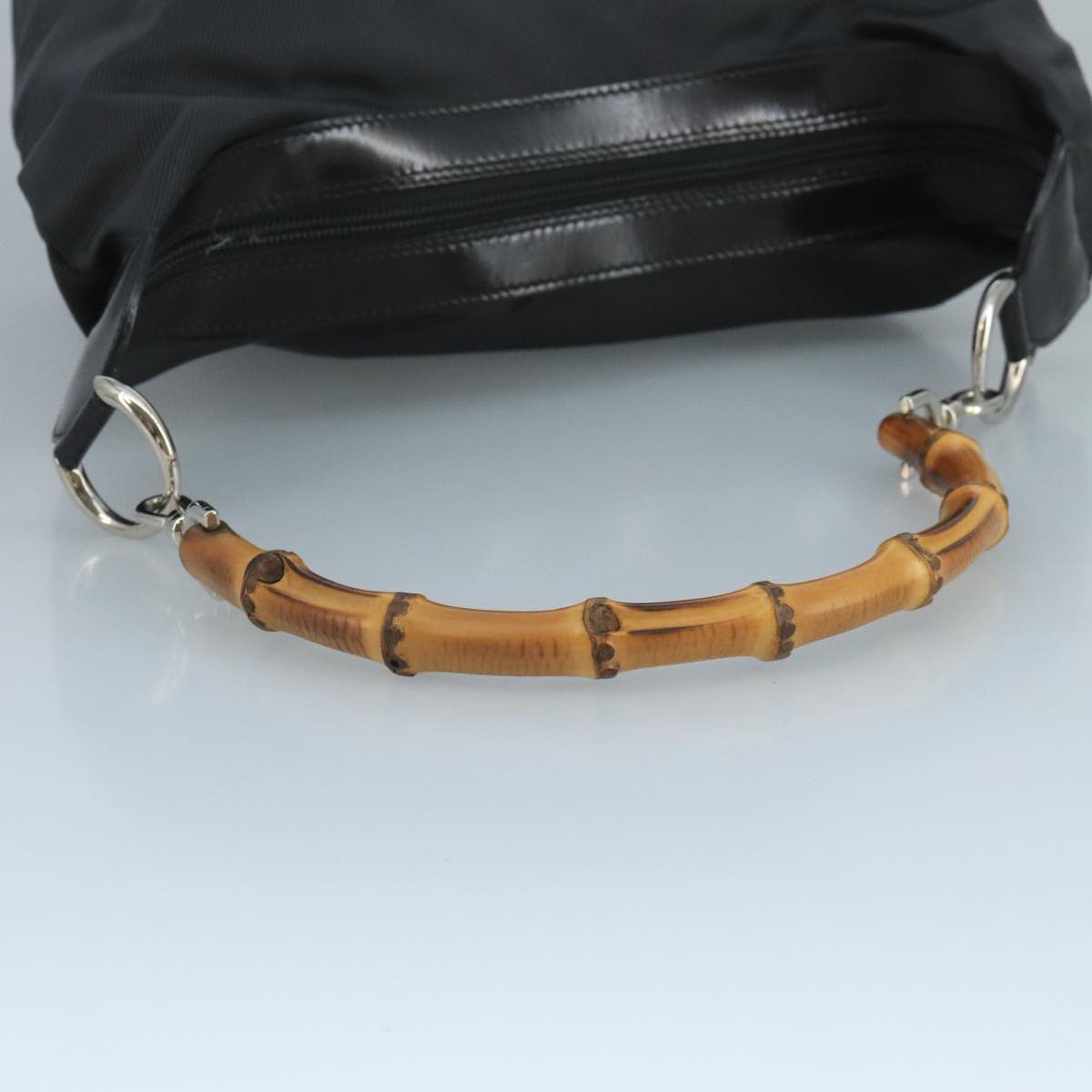 Gucci Bamboo Black Synthetic Bag