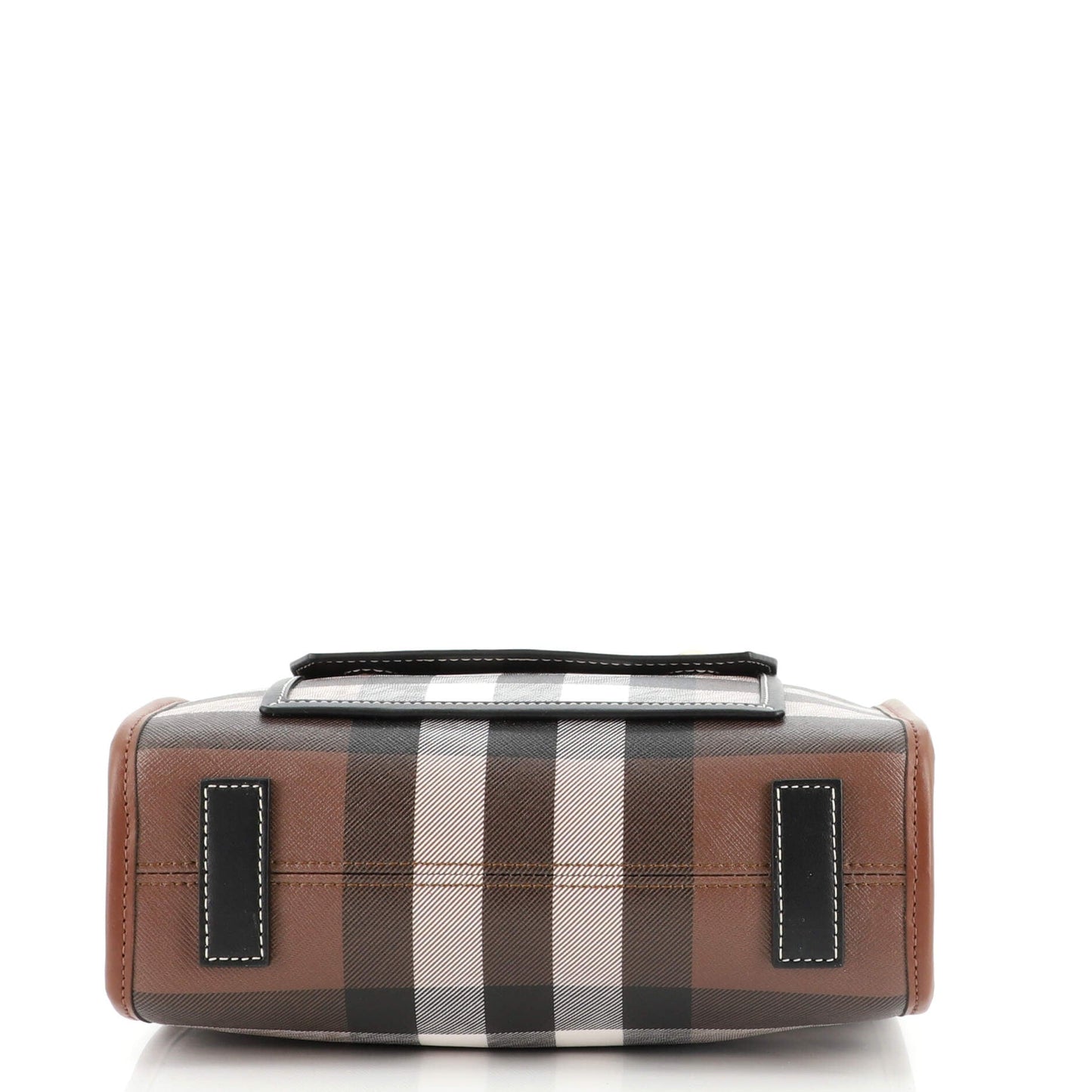 Freya Shopping Tote Check Canvas with Leather Mini