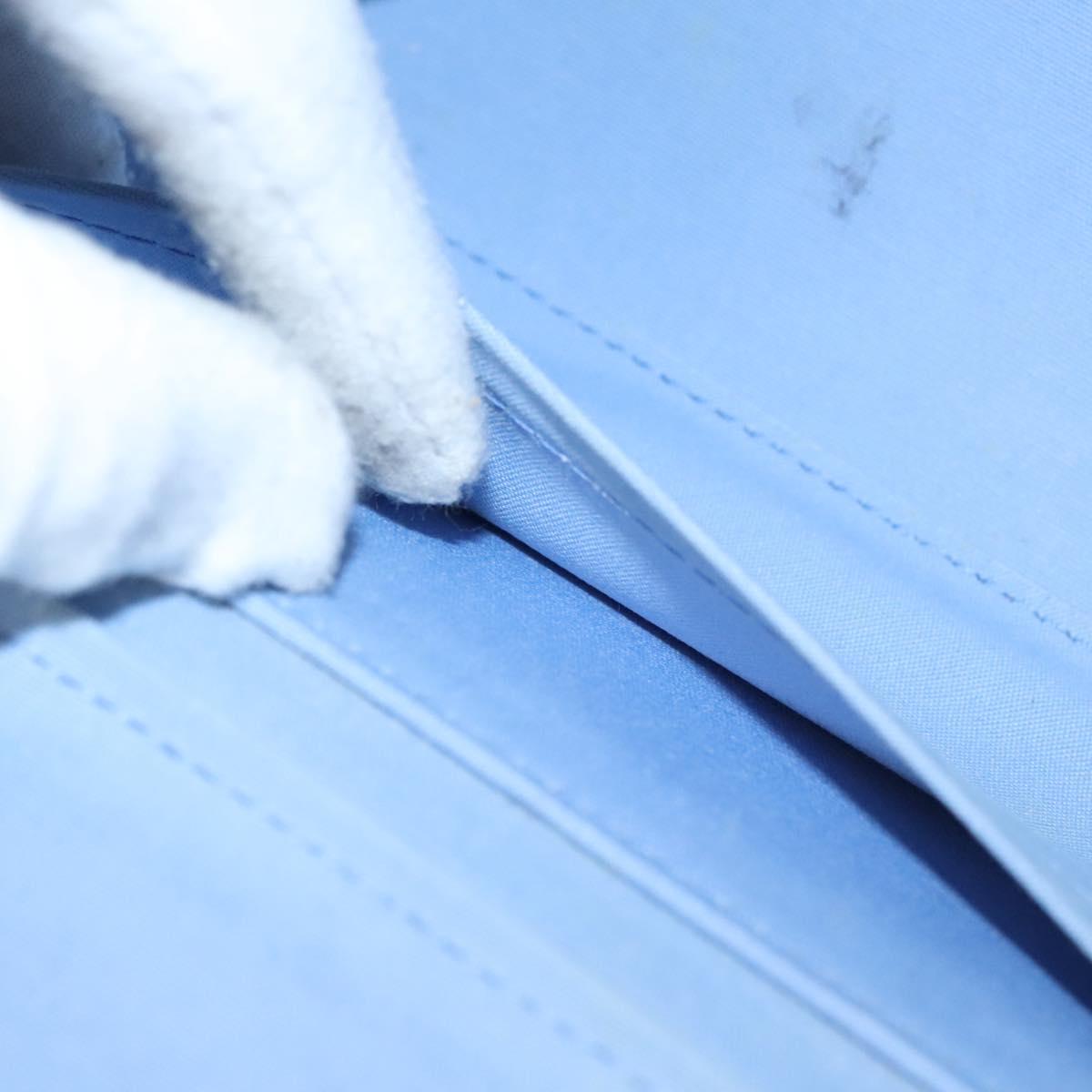 Louis Vuitton Sullivan Blue Patent Leather Bag