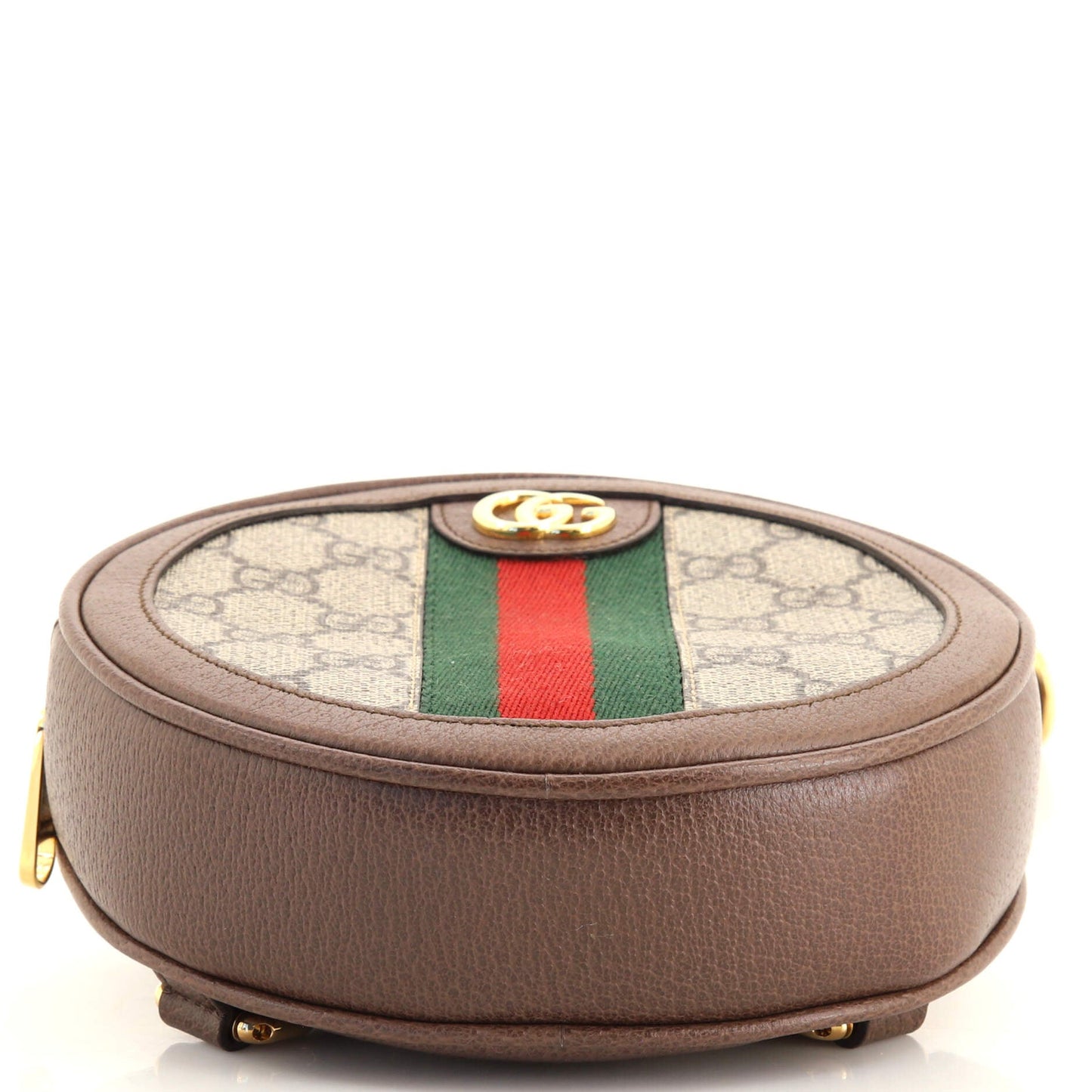 Ophidia Round Backpack GG Coated Canvas Mini