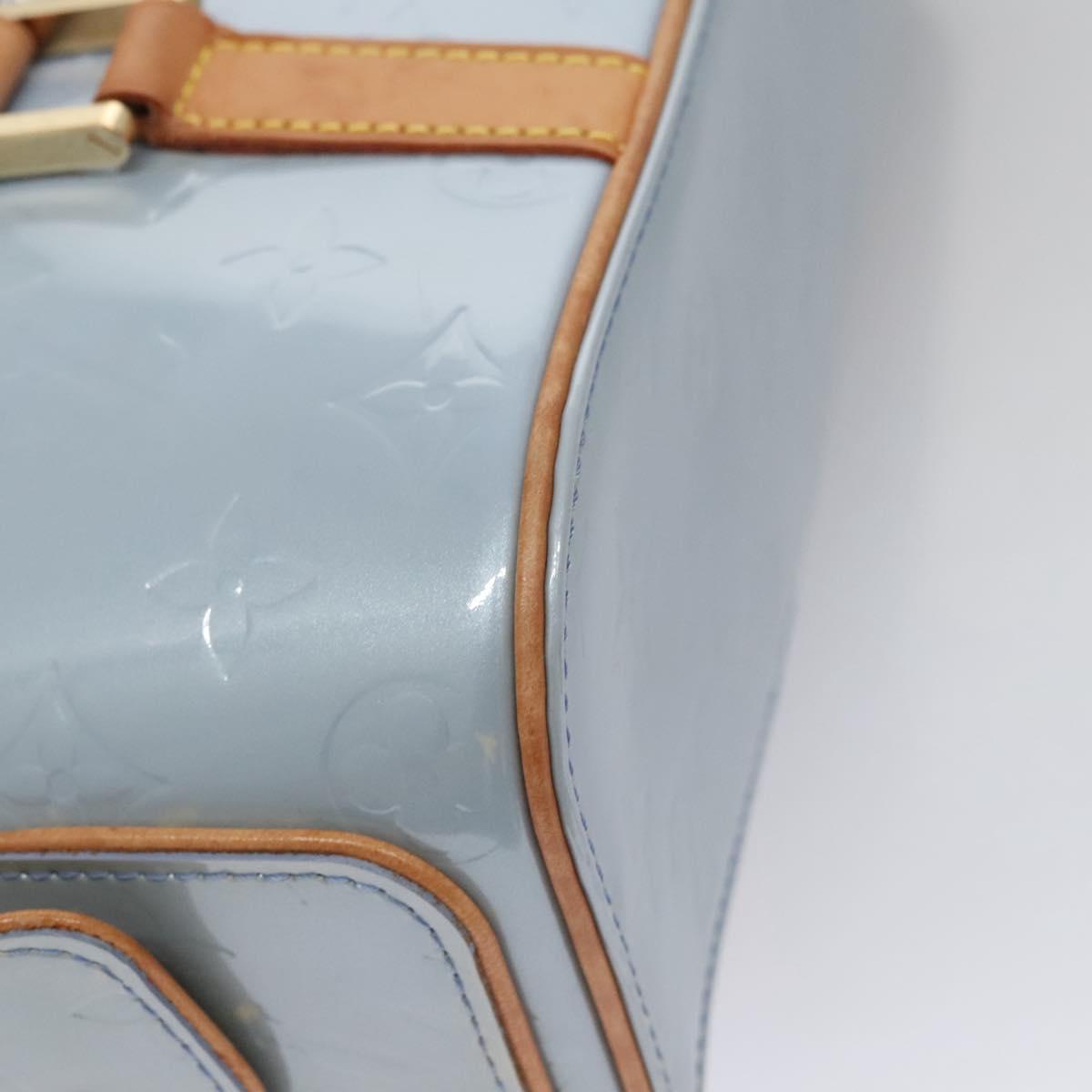 Louis Vuitton Sullivan Blue Patent Leather Bag