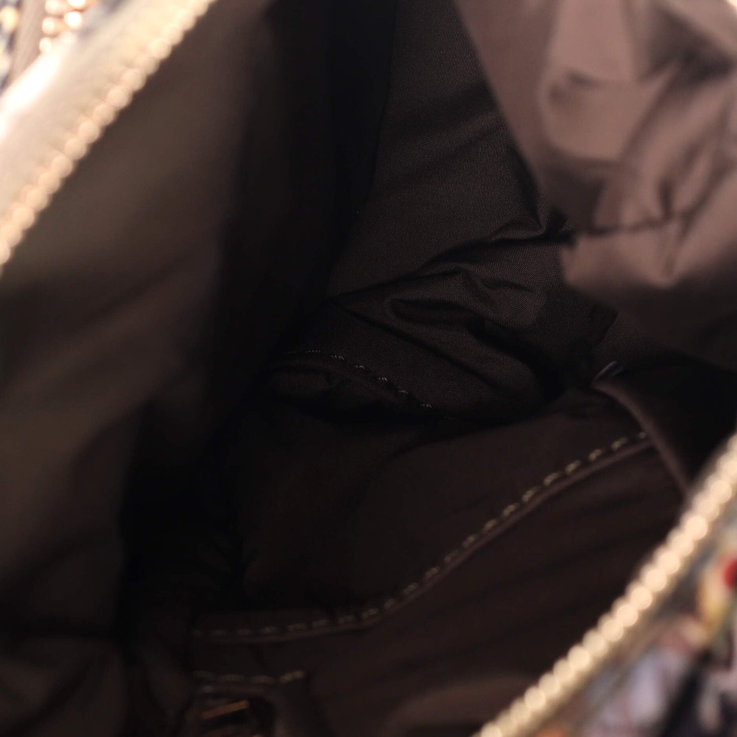 Rockstud Backpack Printed Nylon Mini