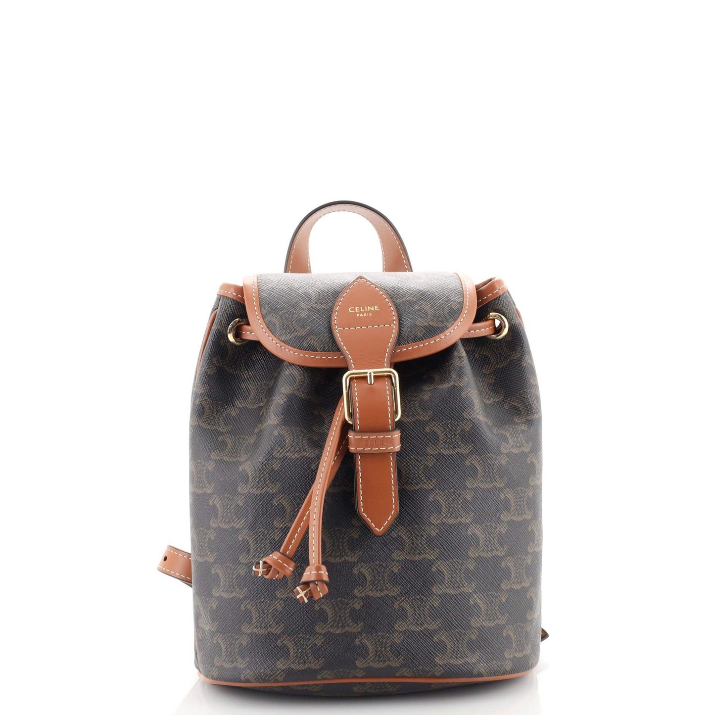 Folco Backpack Triomphe Coated Canvas Mini