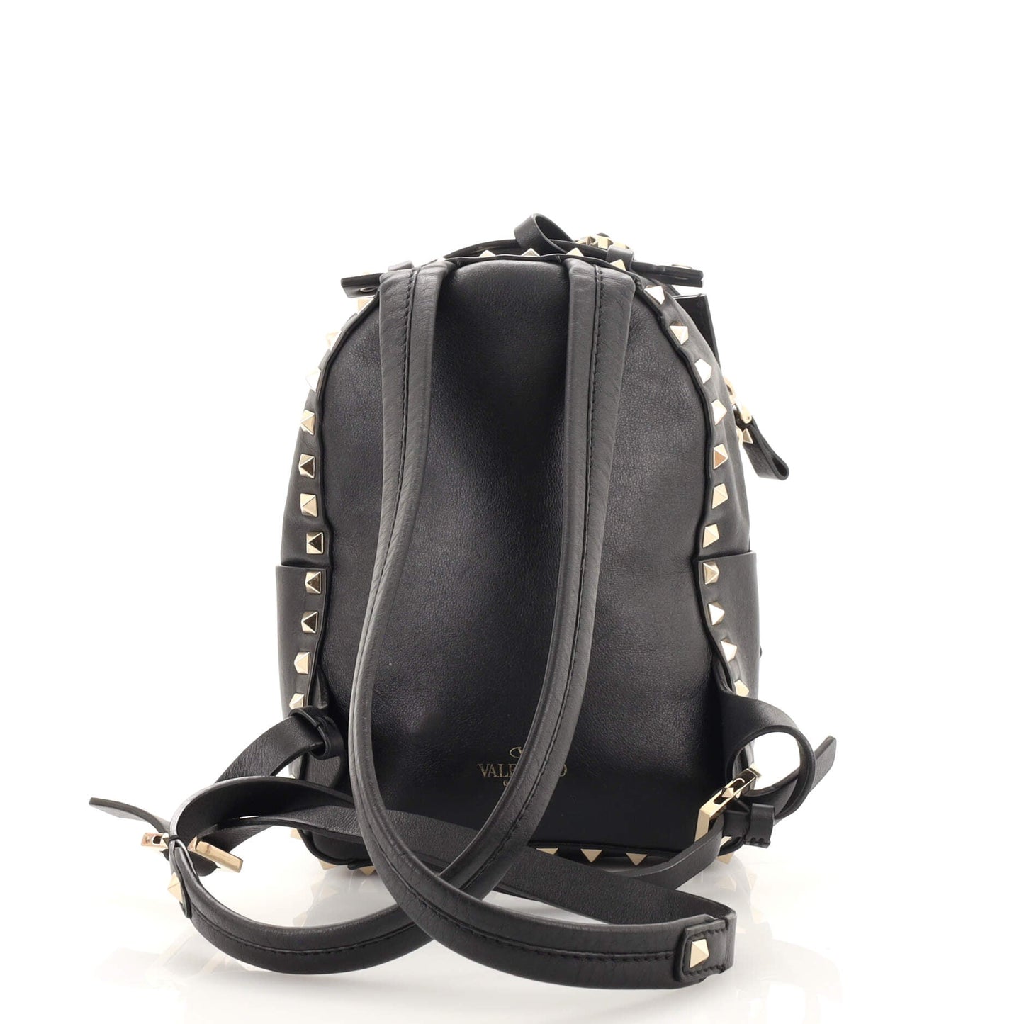 Rockstud Backpack Leather Mini
