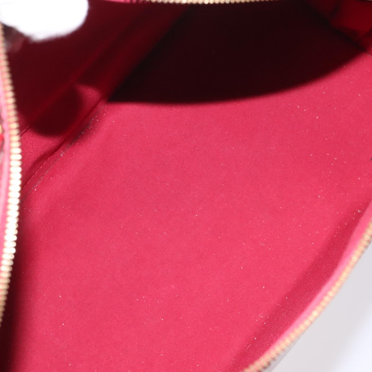 Louis Vuitton Alma Burgundy Patent Leather Bag